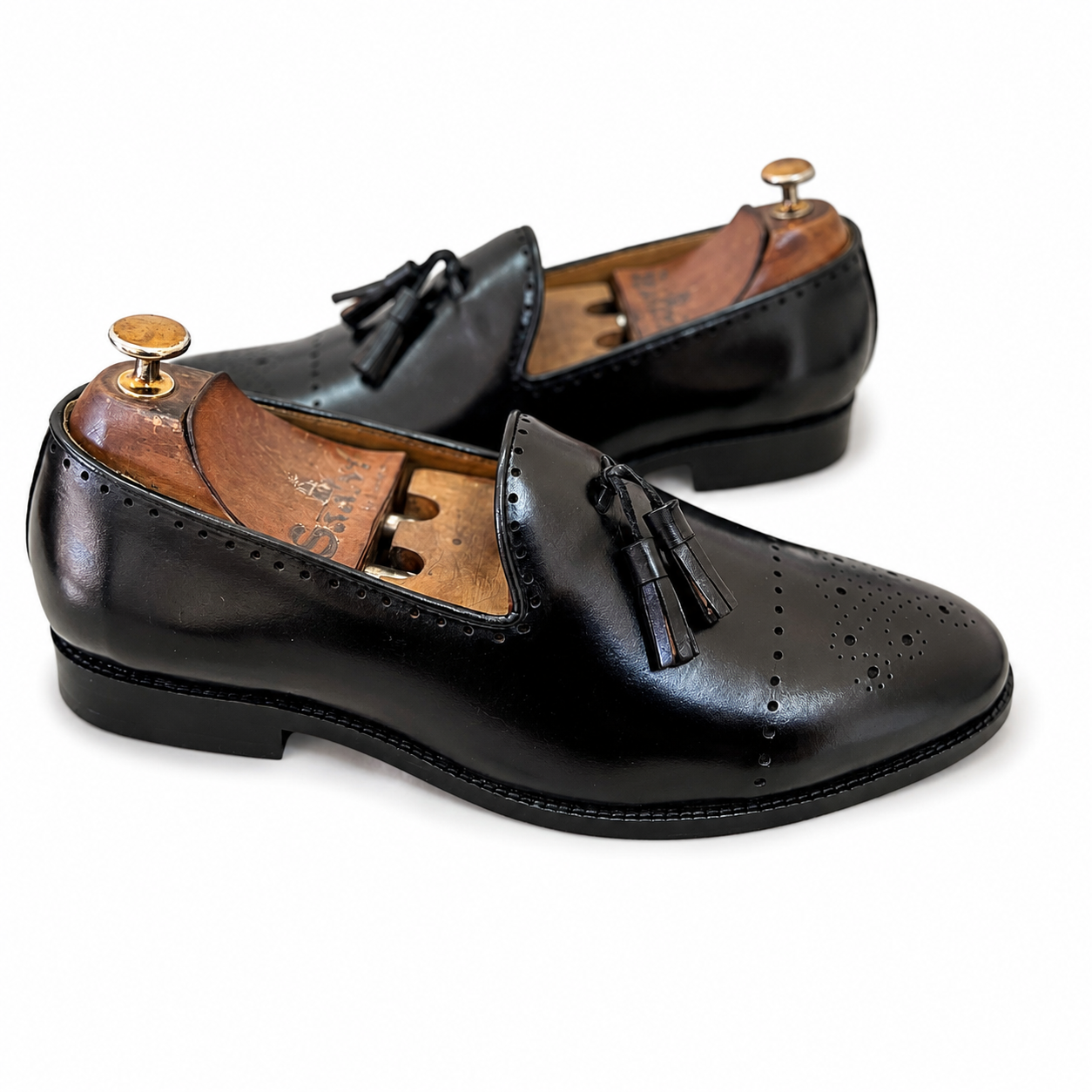 The Noir Royale Tassel Loafer