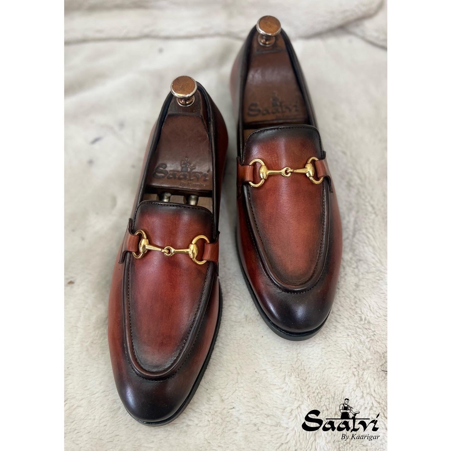 Horsebit Loafers Hand Patina