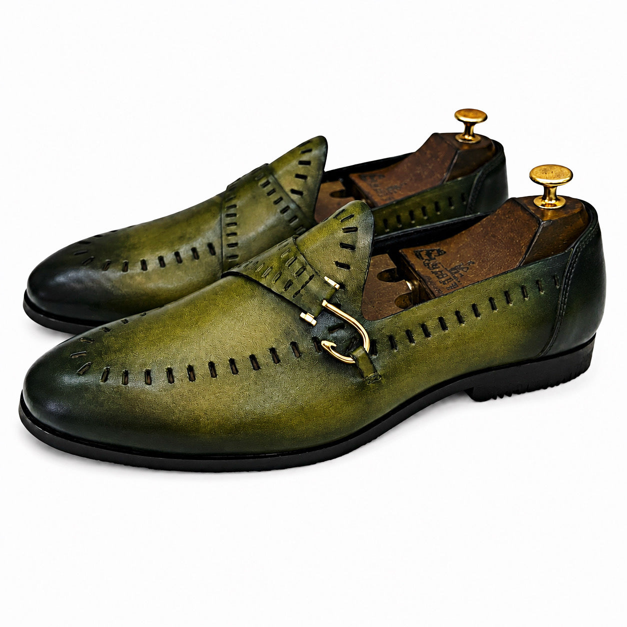 Olive Patina Artisan Loafer