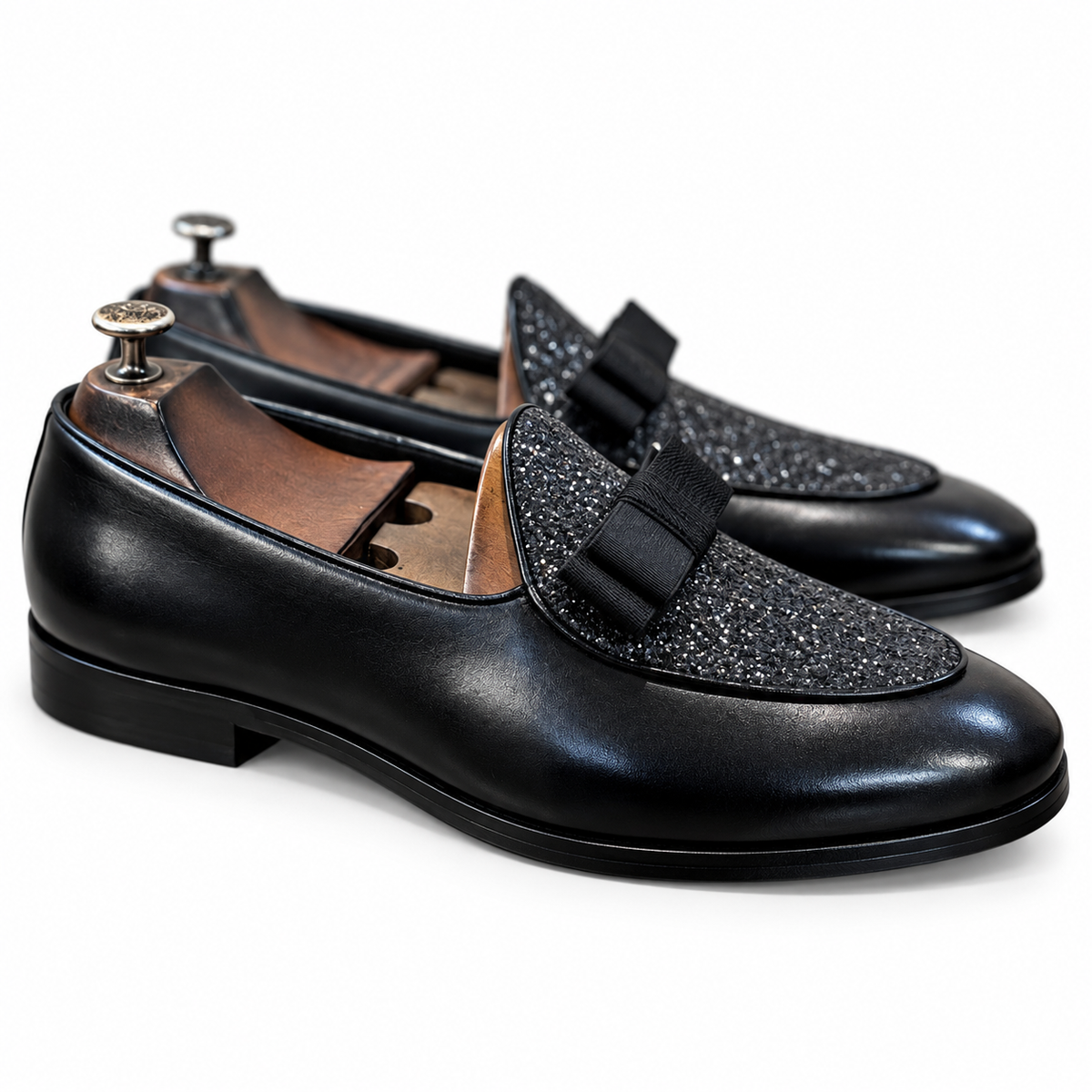 Belgian Loafers Bling Bow