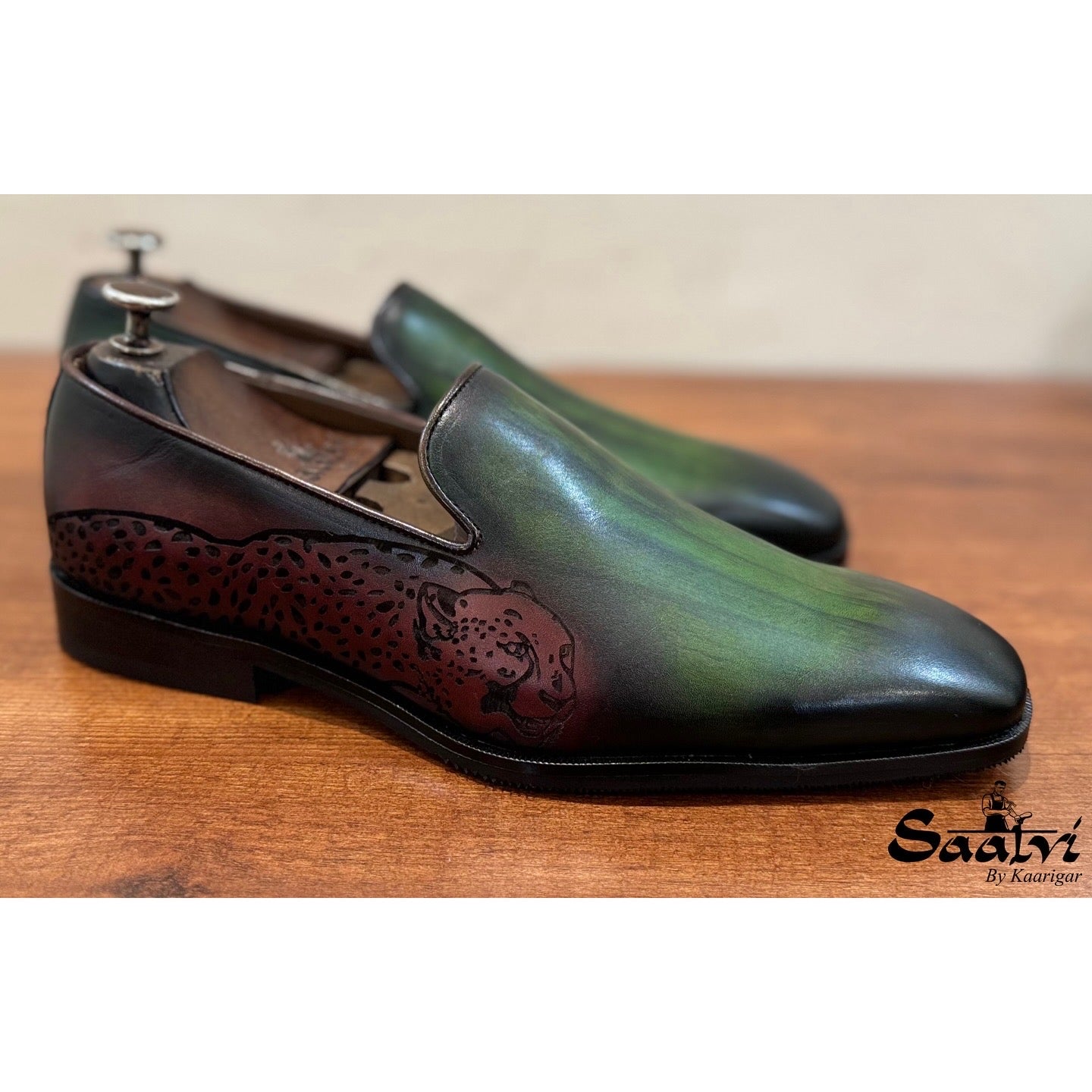 Classic Tiger Loafers Green