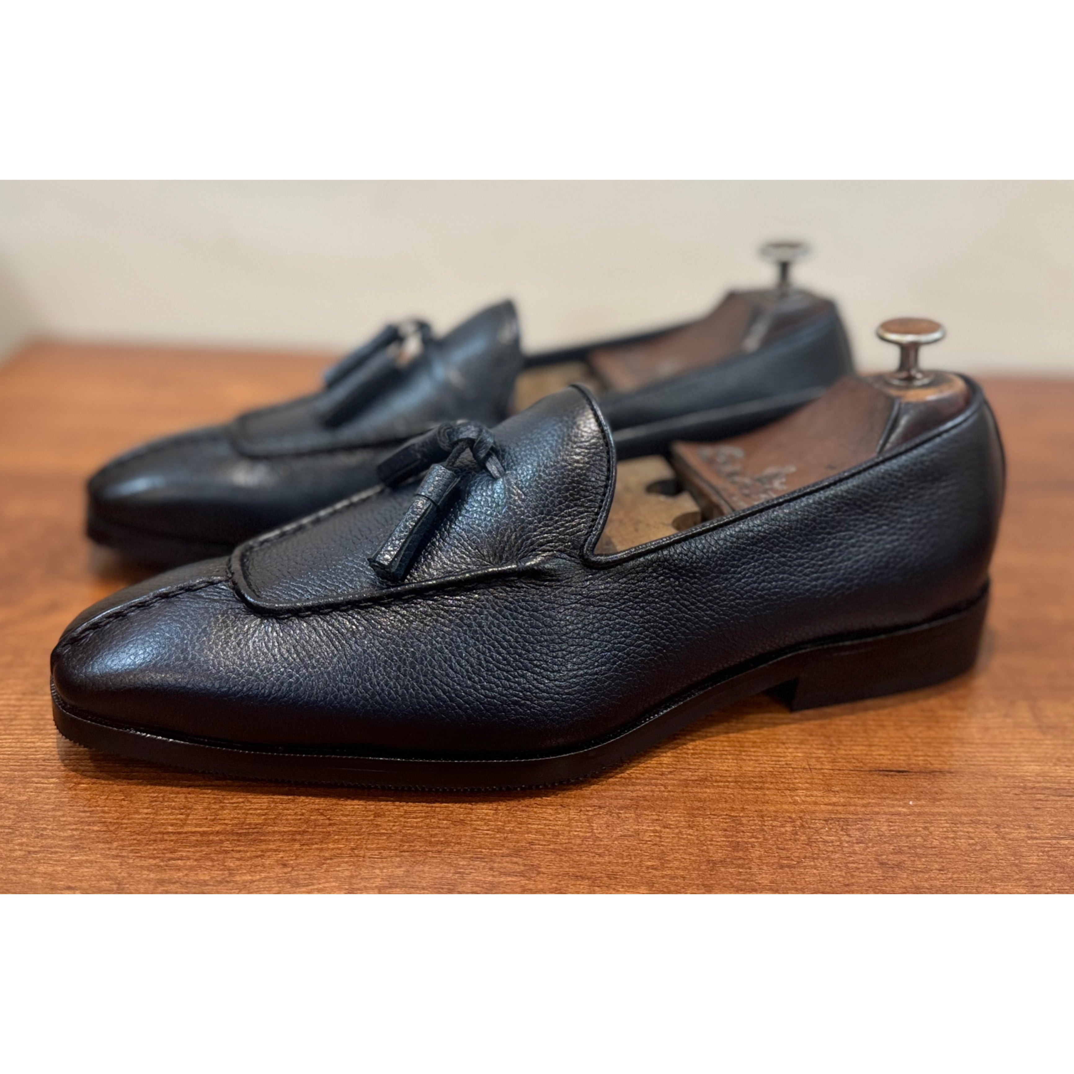 Navy Blue Tassel Loafers Ultra Soft