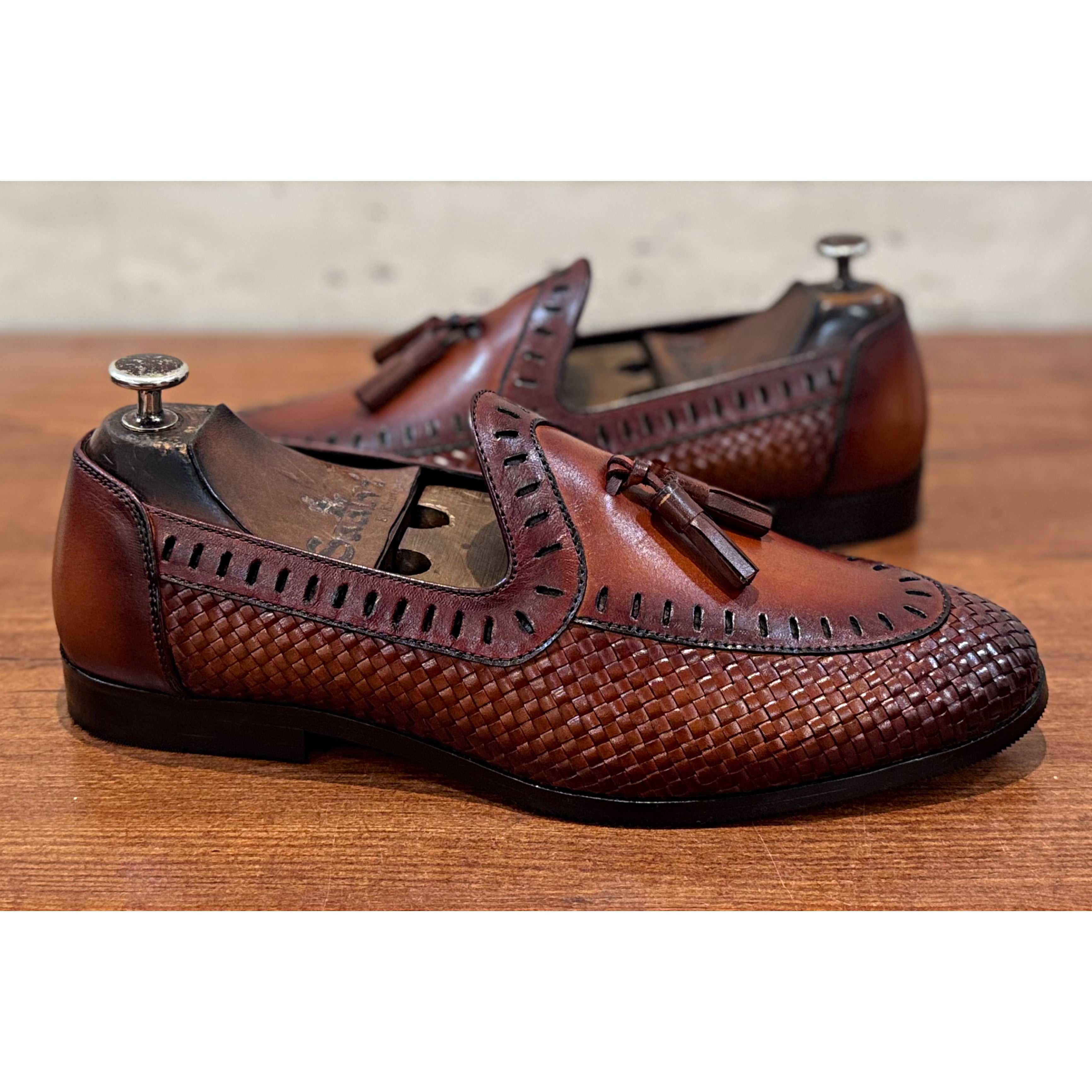 Cordova Weave Loafers Tassels