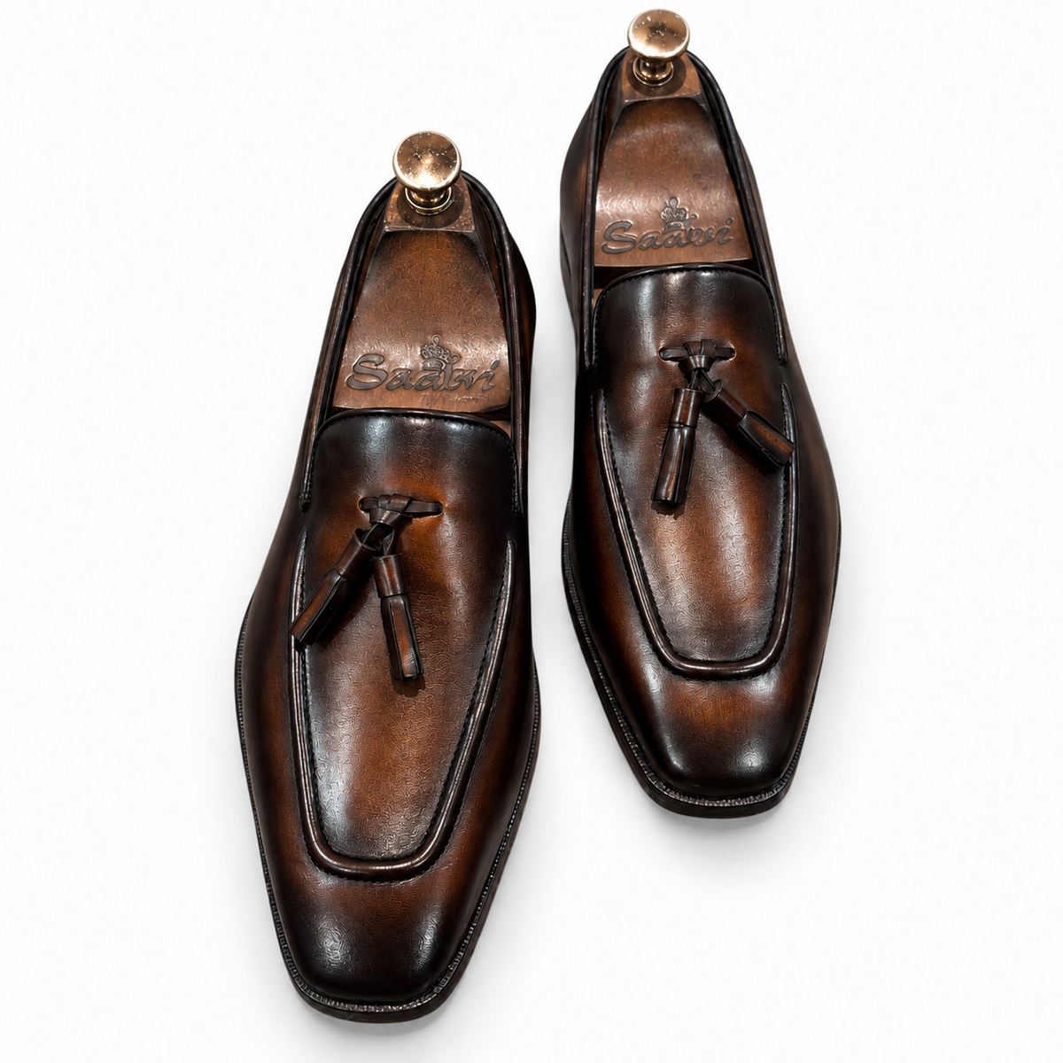 Cognac Regent Tassel Loafers