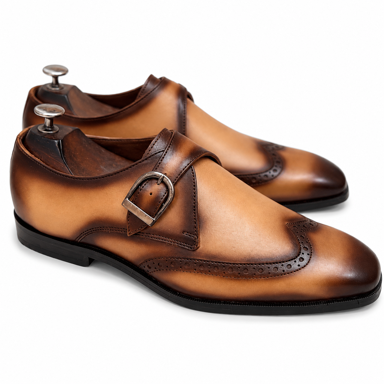 The Sandstone Regent Monk Strap