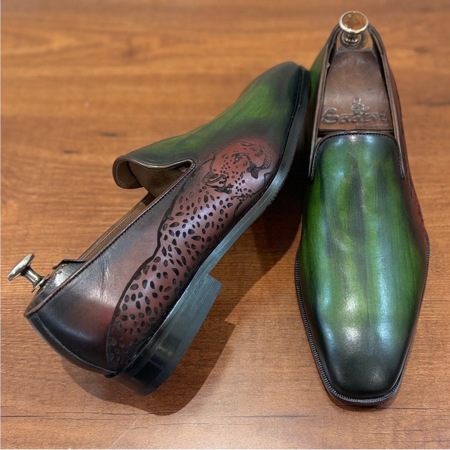 Classic Tiger Loafers Green