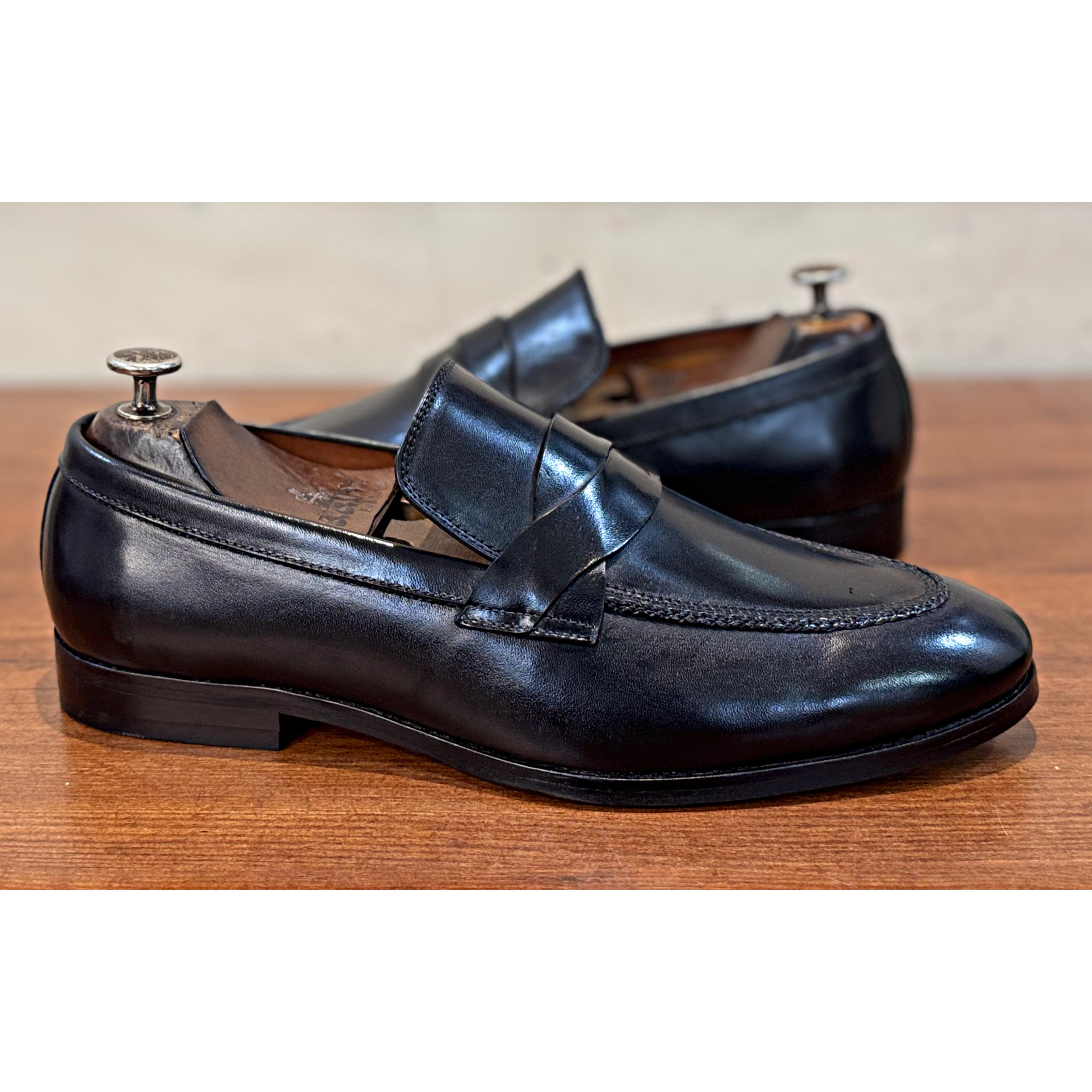 Royce | Black Calf Leather