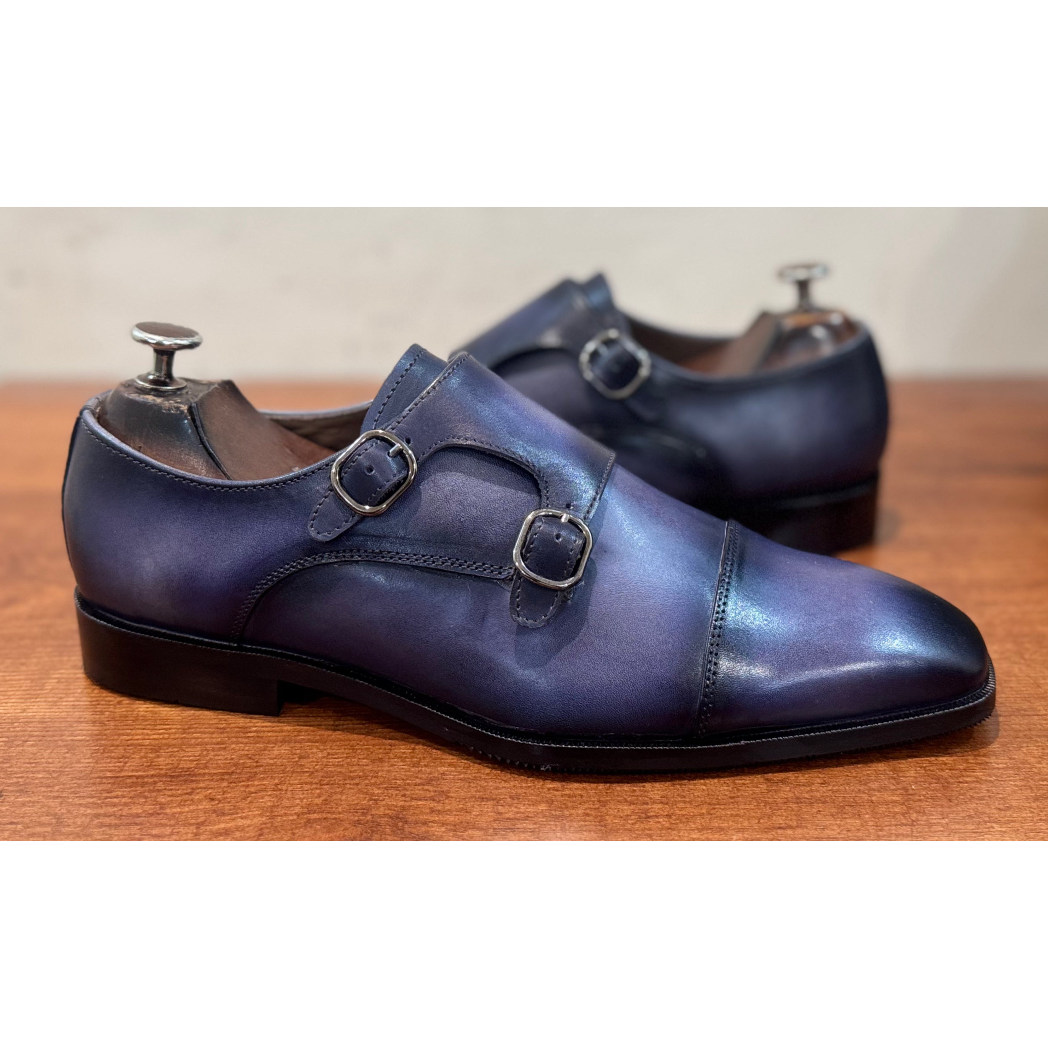 Grey Double Monk Straps