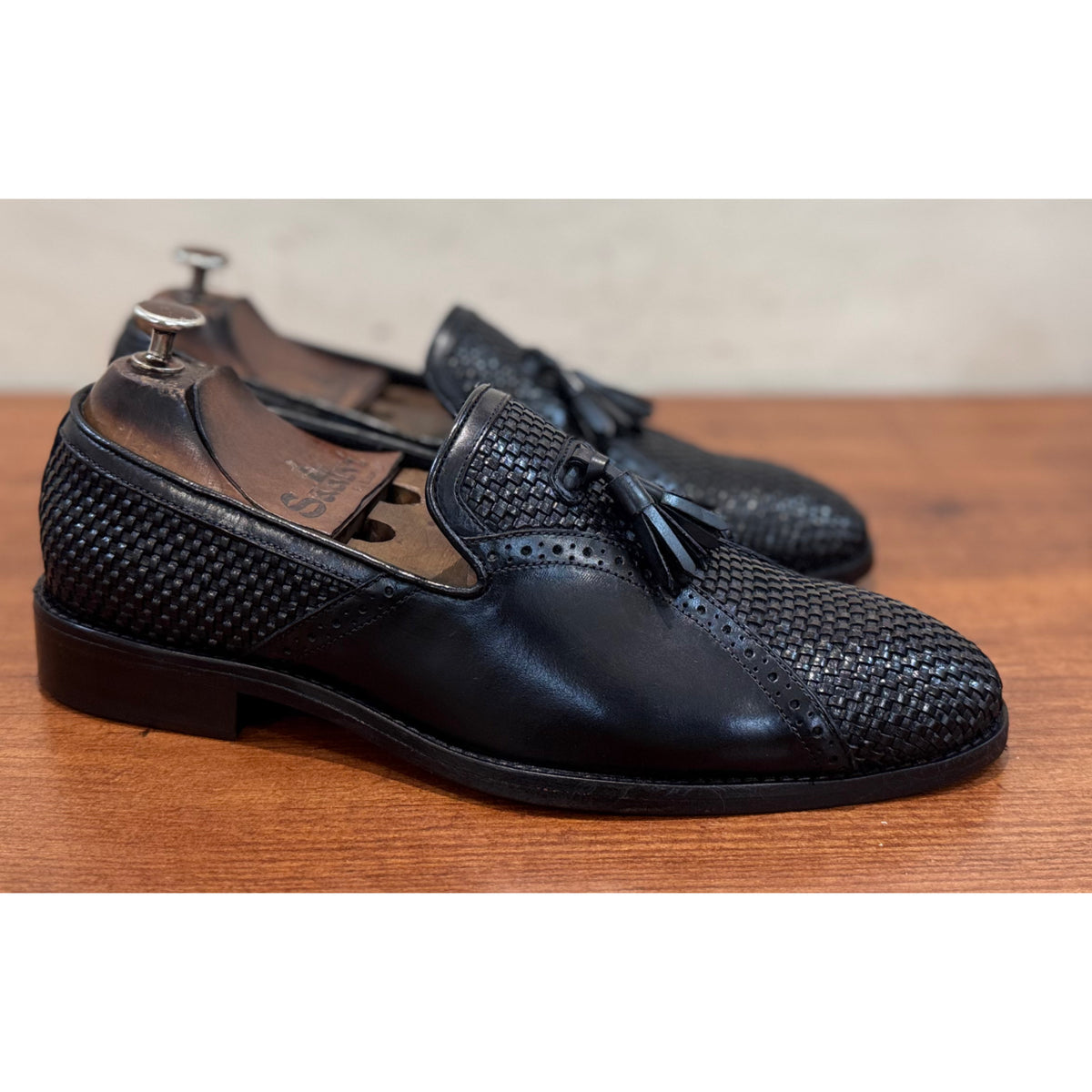 Size 8 Black Loafers With Tassels
