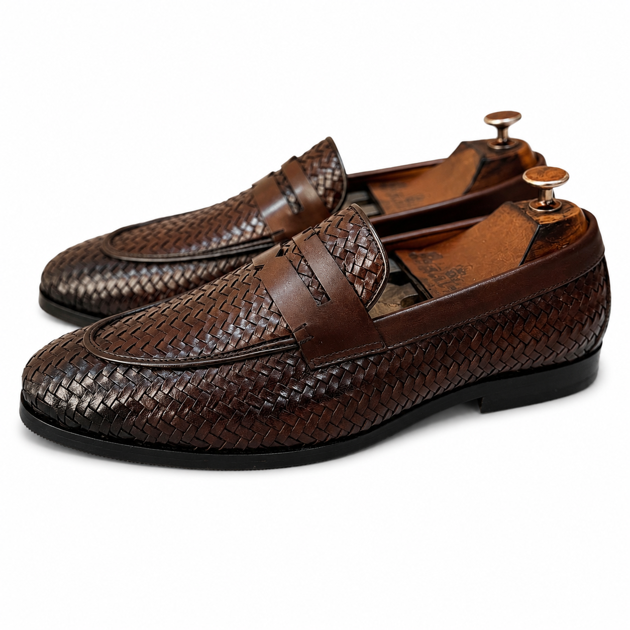 Milano Intreccio Penny Loafers