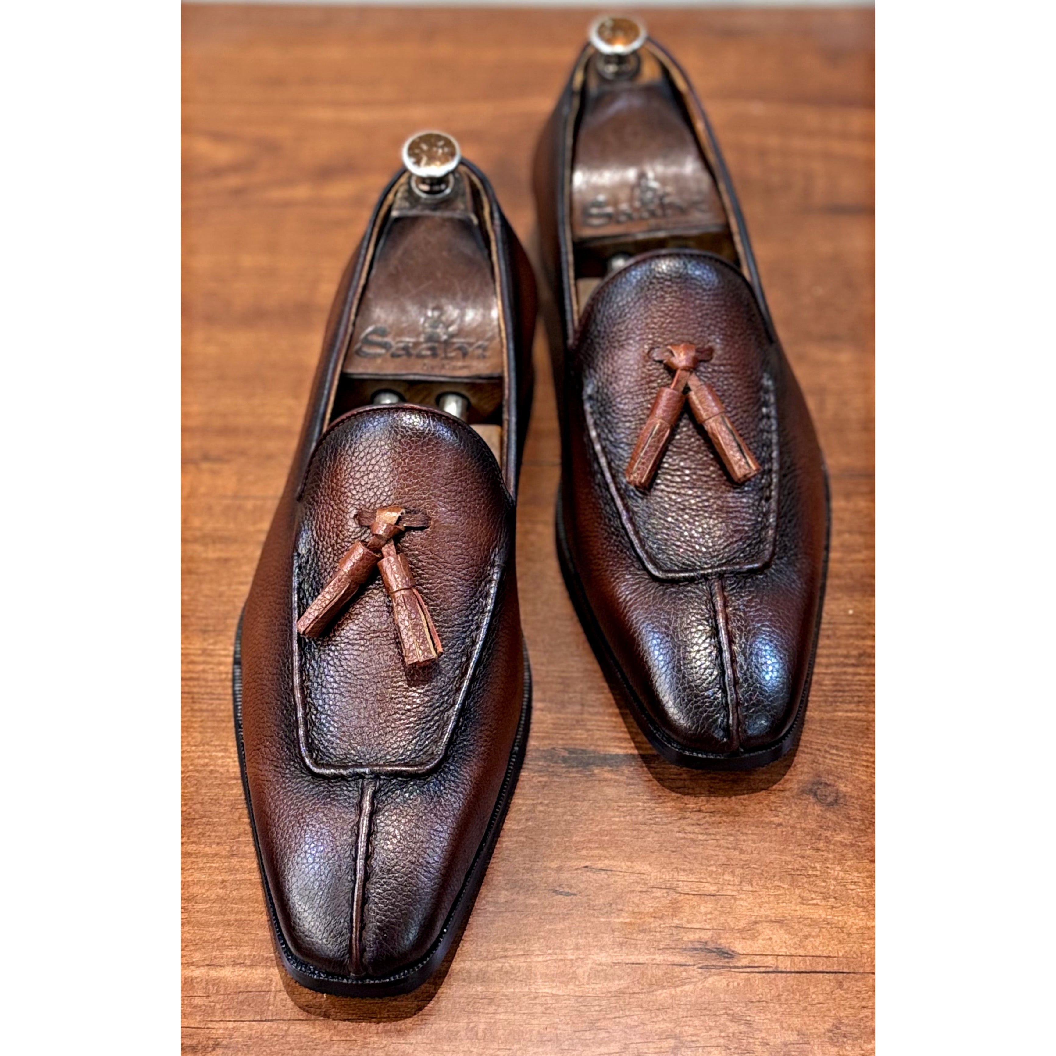 Tan Soft Mild Loafers With Tassels