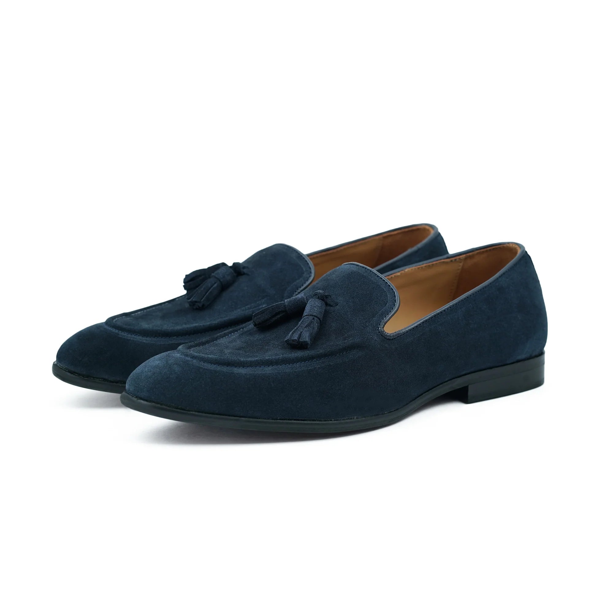 Size 9 BLUE SUEDE LOAFERS