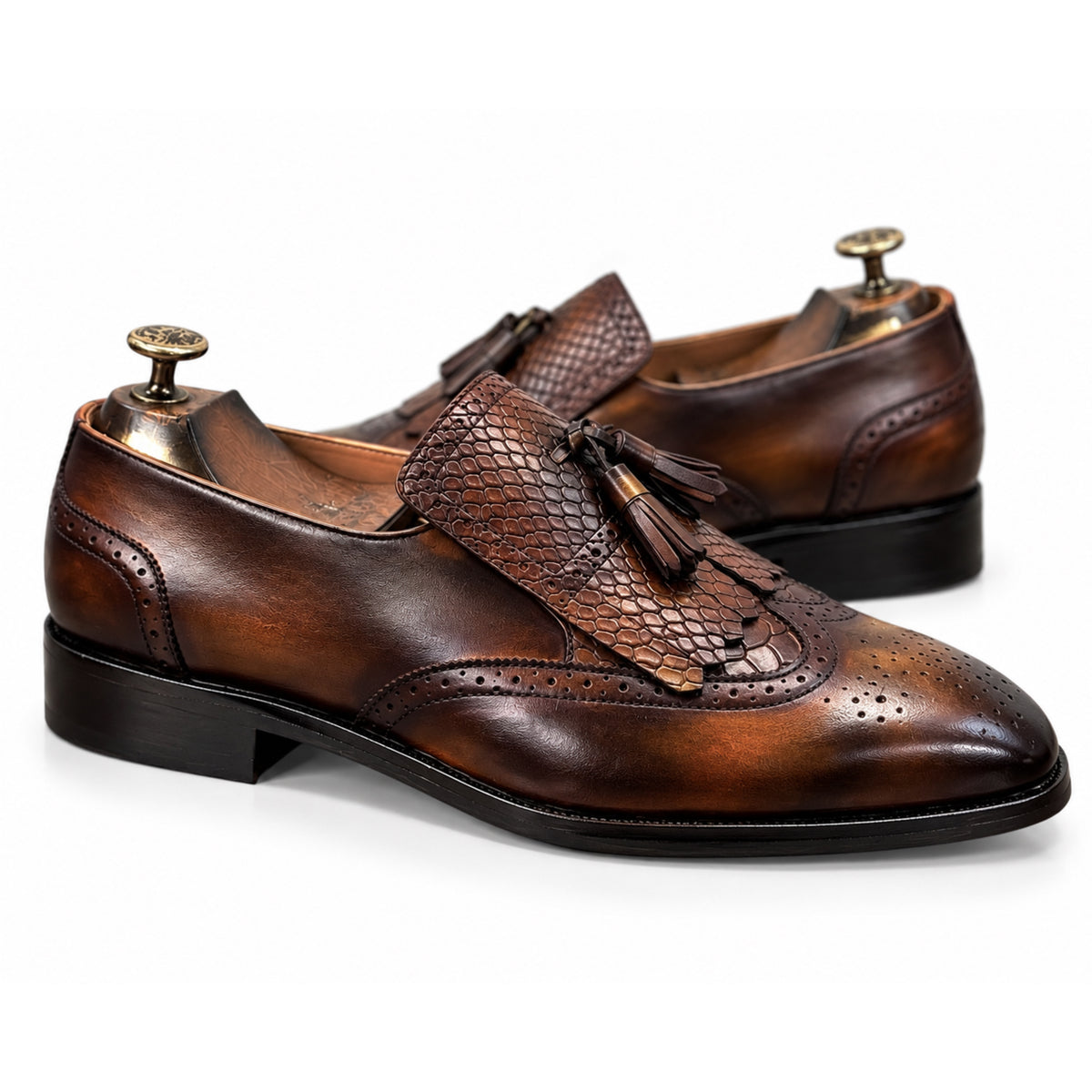 Espresso Kiltie Tassel Loafers