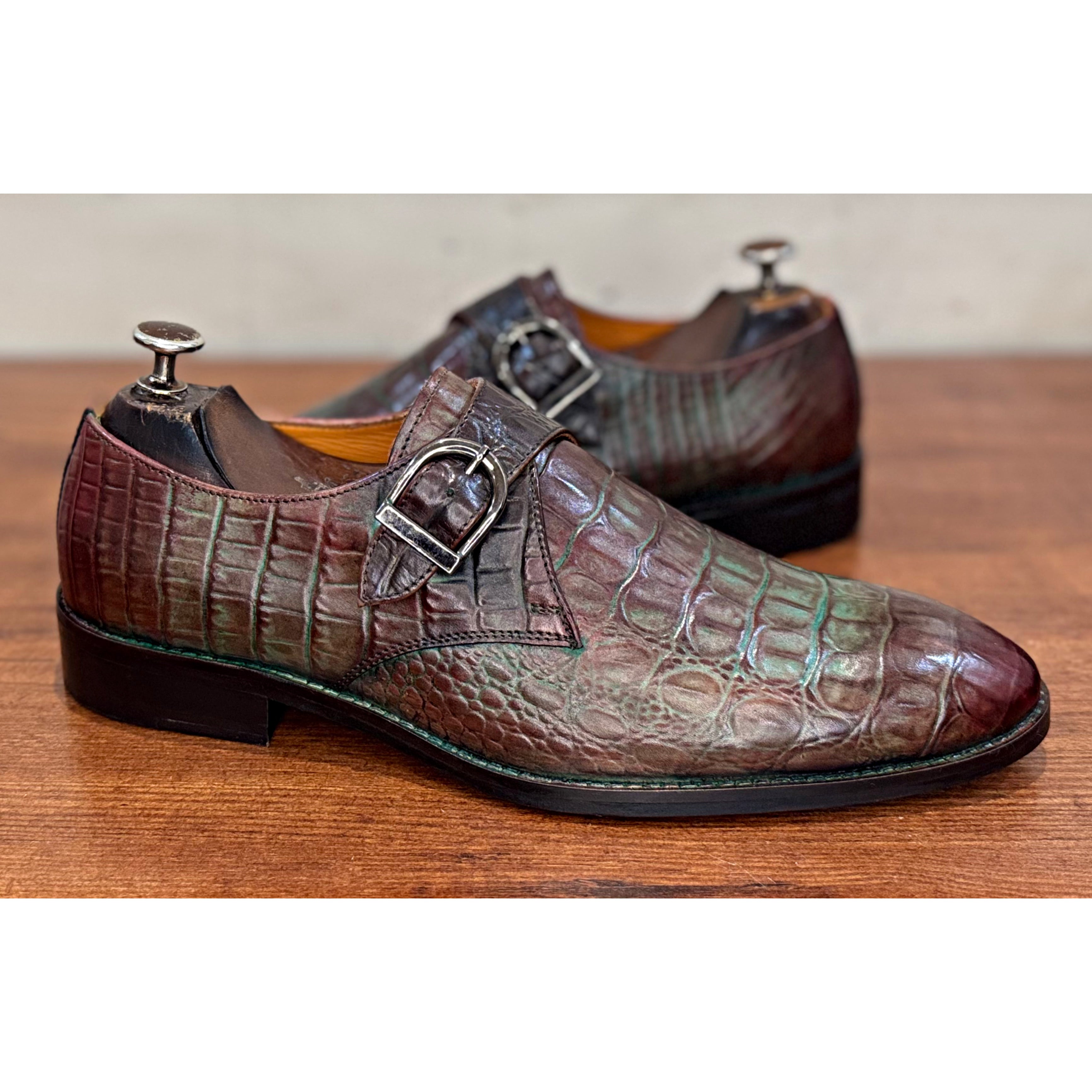 Single Monk Strap Hand Finished