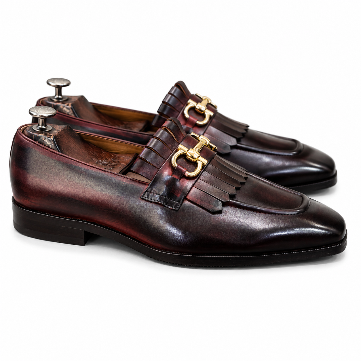 Bordeaux Regent Kiltie Loafers