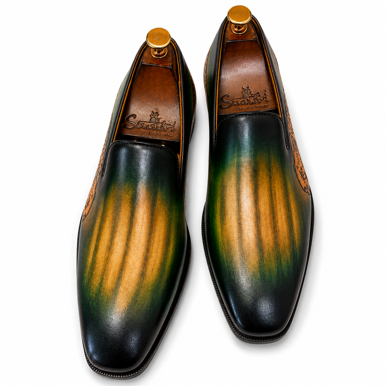 Emerald Panther Loafers