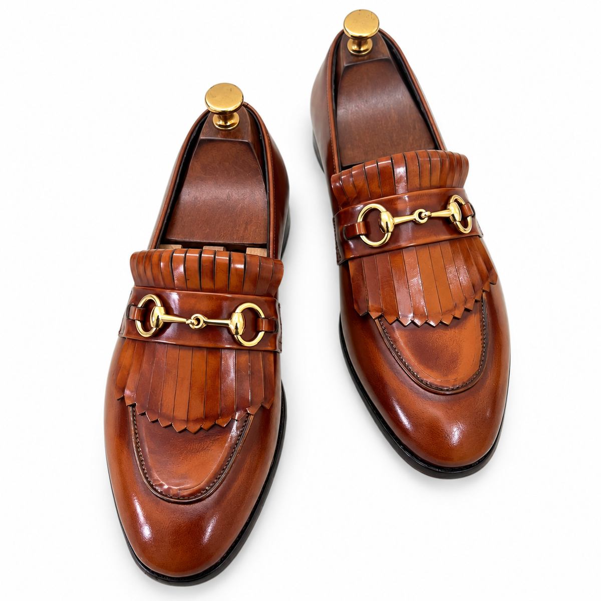 Horsebit Loafers With Fringes - bb