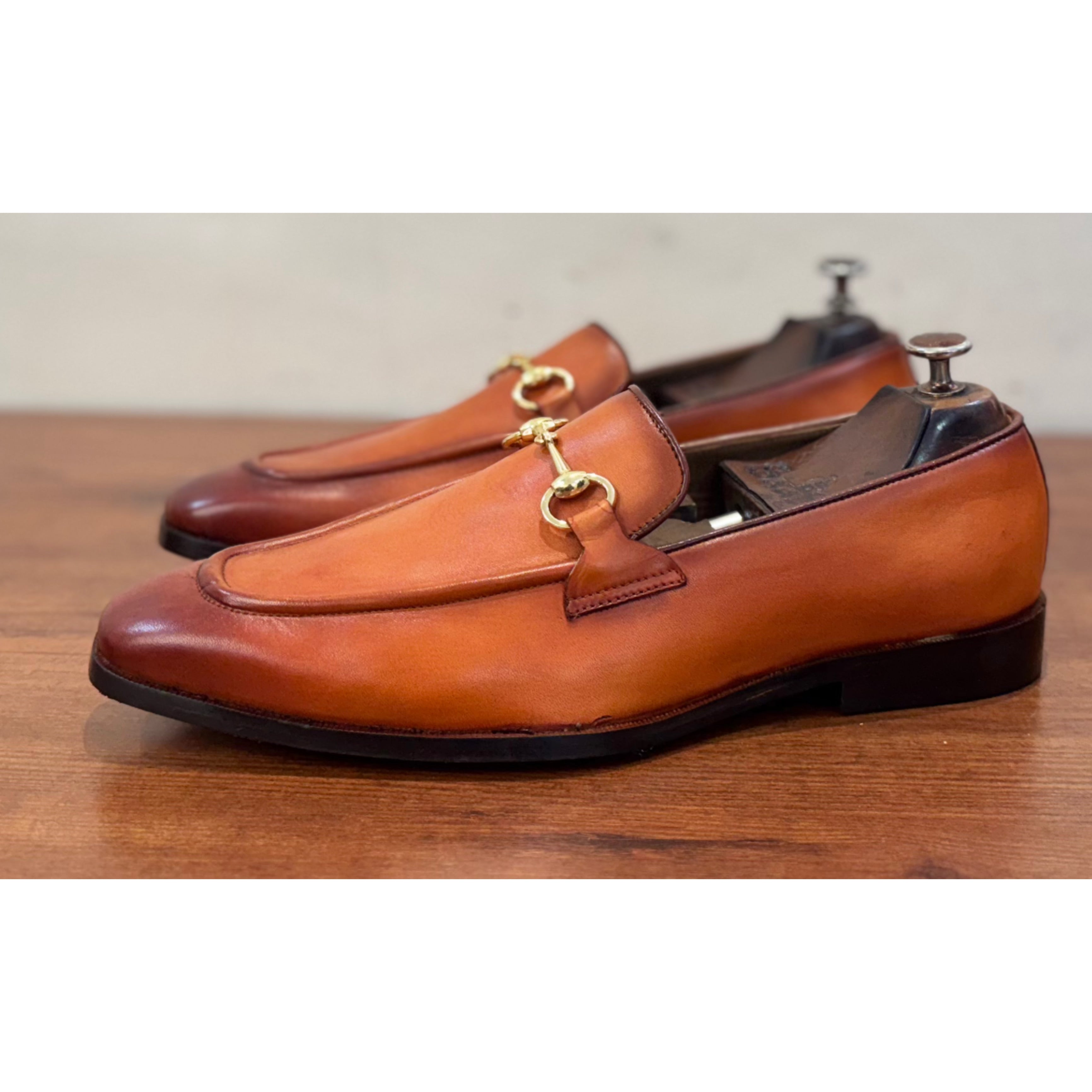Horsebit Loafers Hand Patina