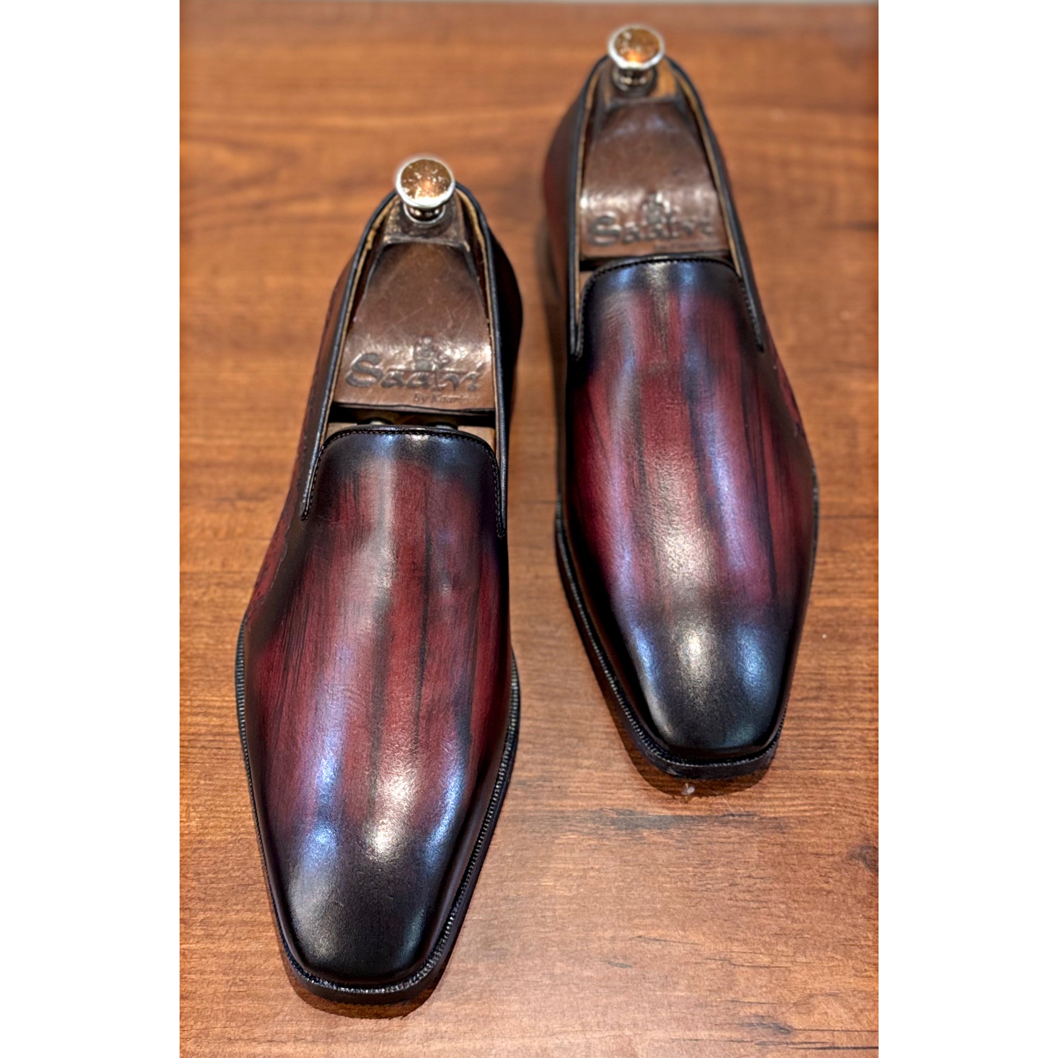 Bordo Hand Patina Loafers Tiger