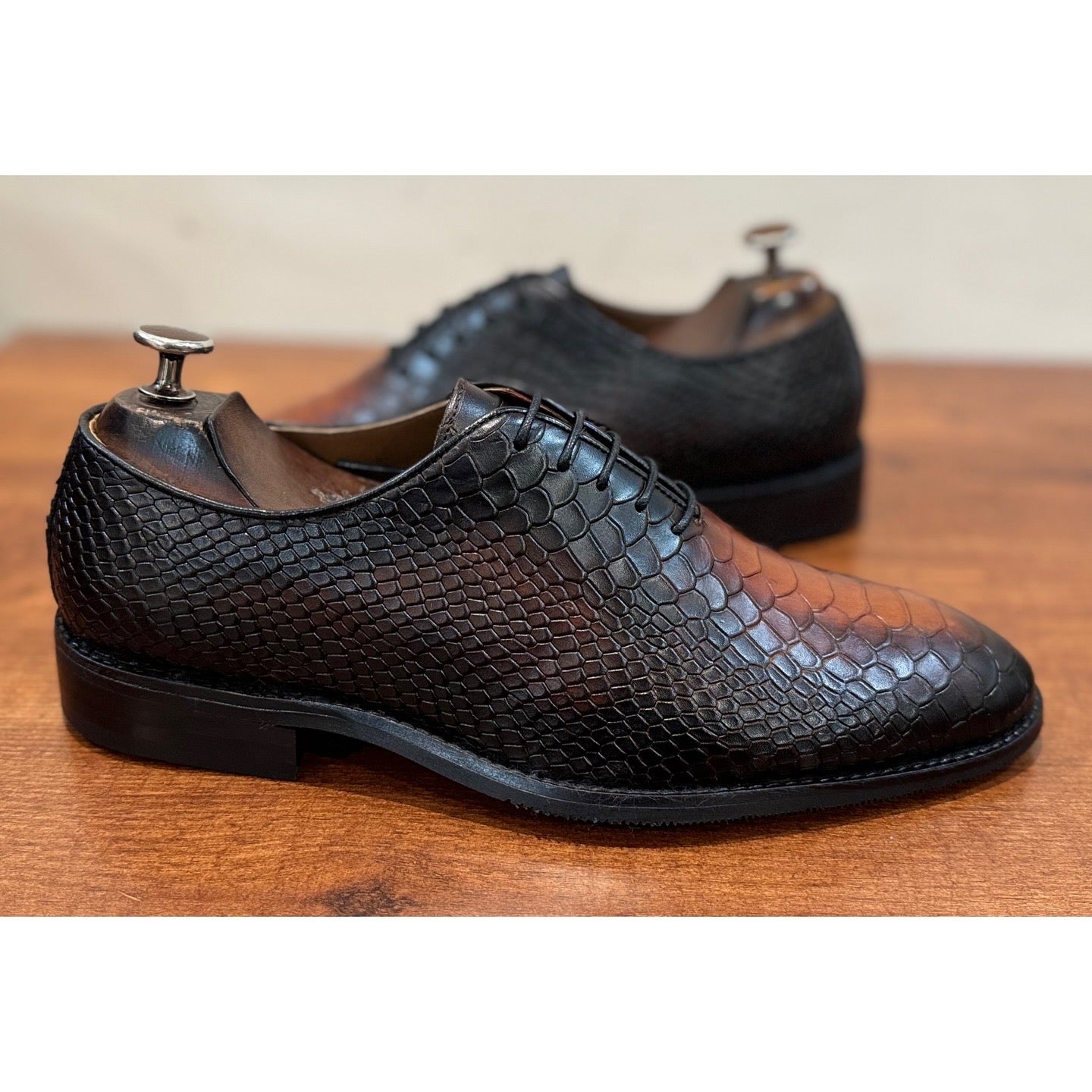 Wilton | Python Embossed Oxfords