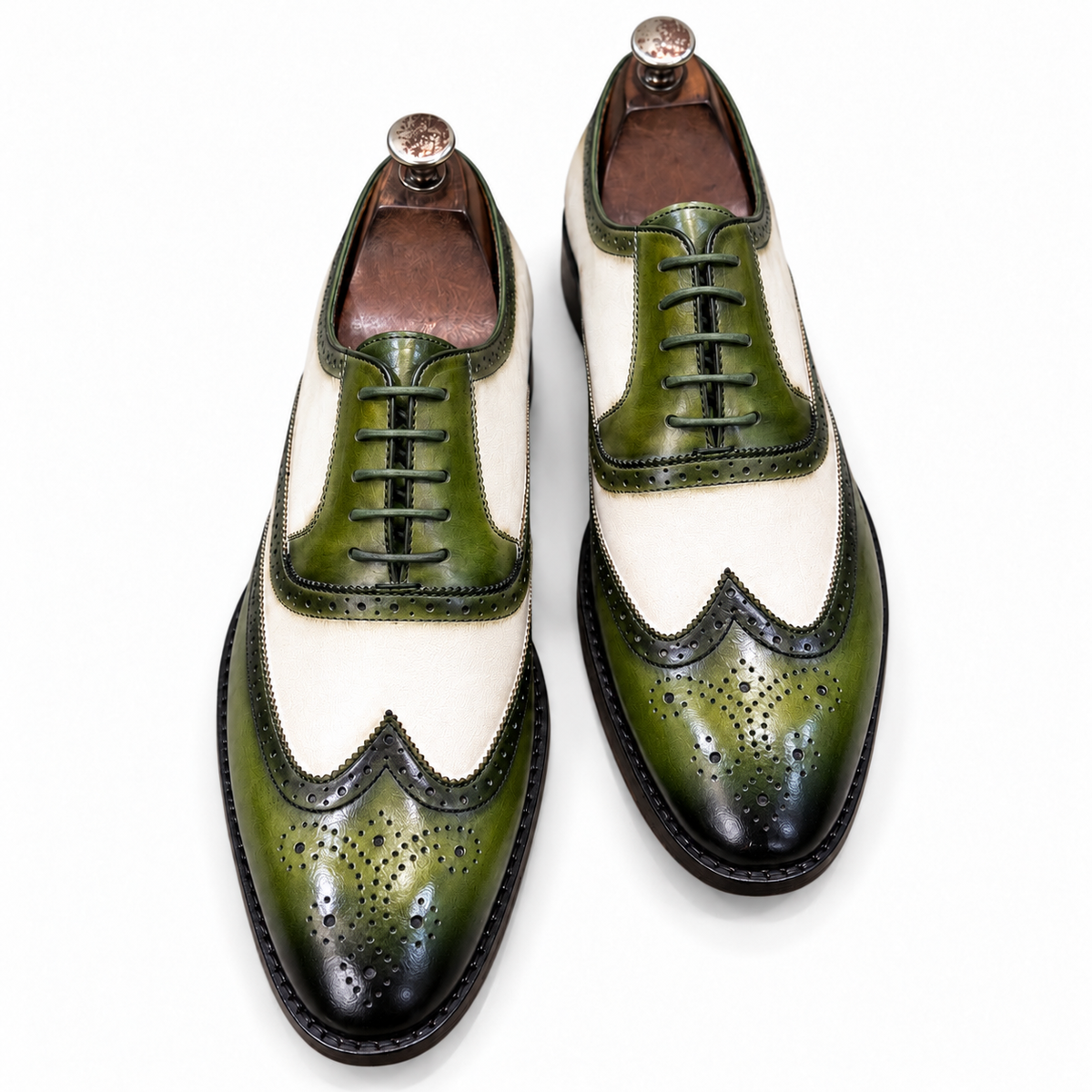 Saalvi Verdant Prestige Wingtip Oxfords