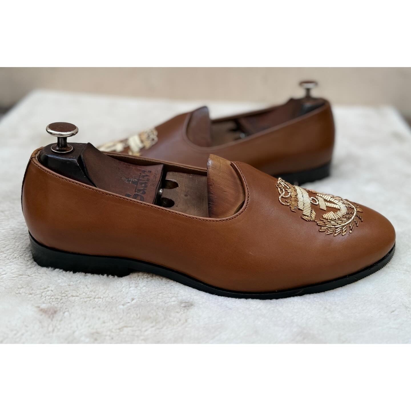 Tan Anchor Embroidered Jalsa