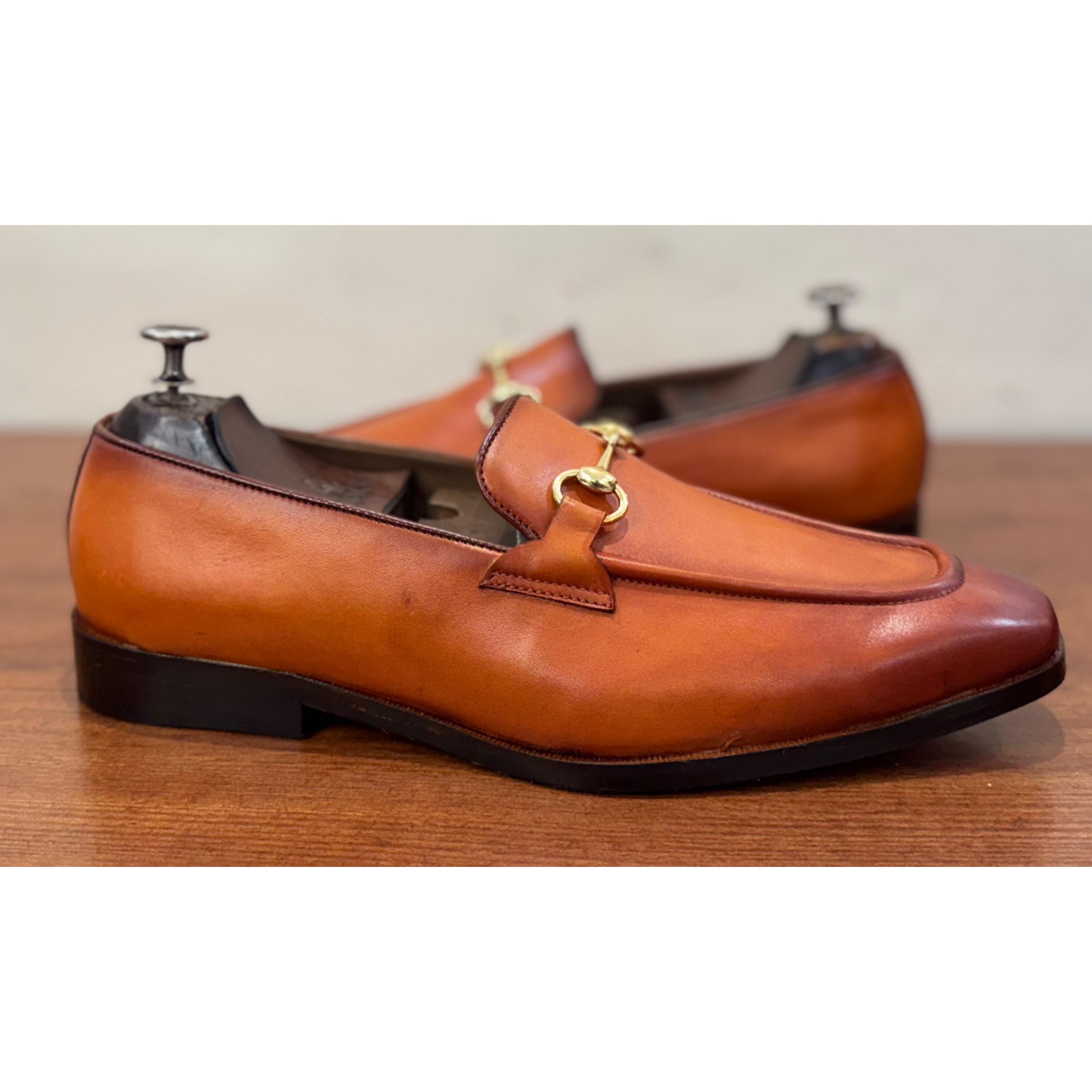 Horsebit Loafers Hand Patina