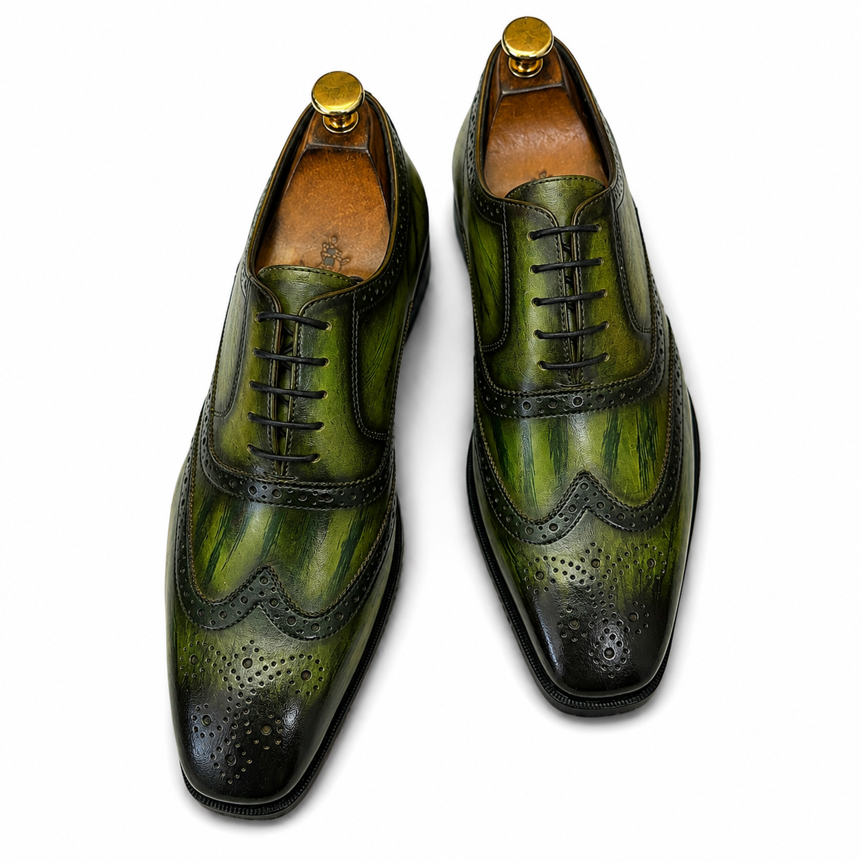 Verdant Monarch Wingtip Oxfords