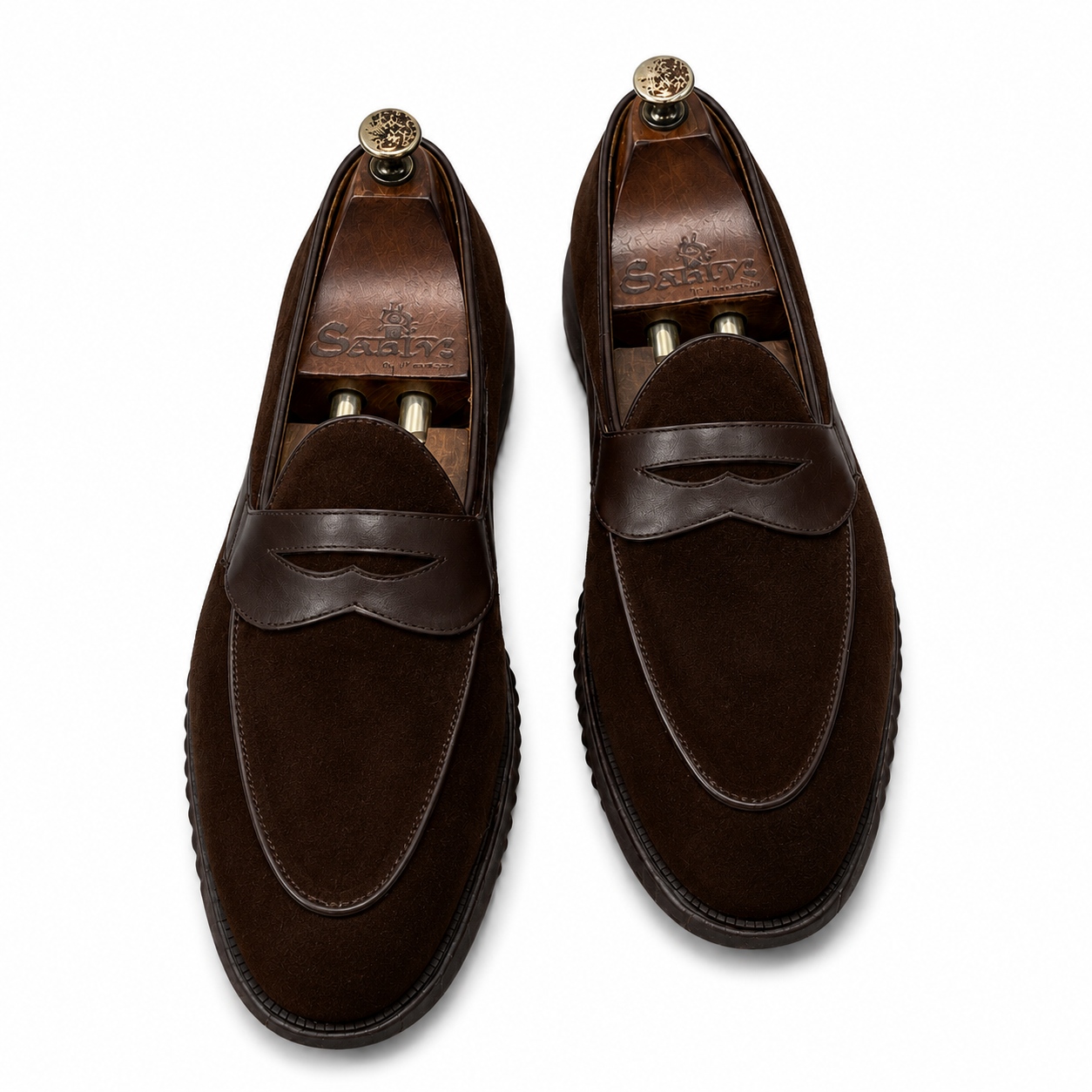 Espresso Suede Penny Loafer