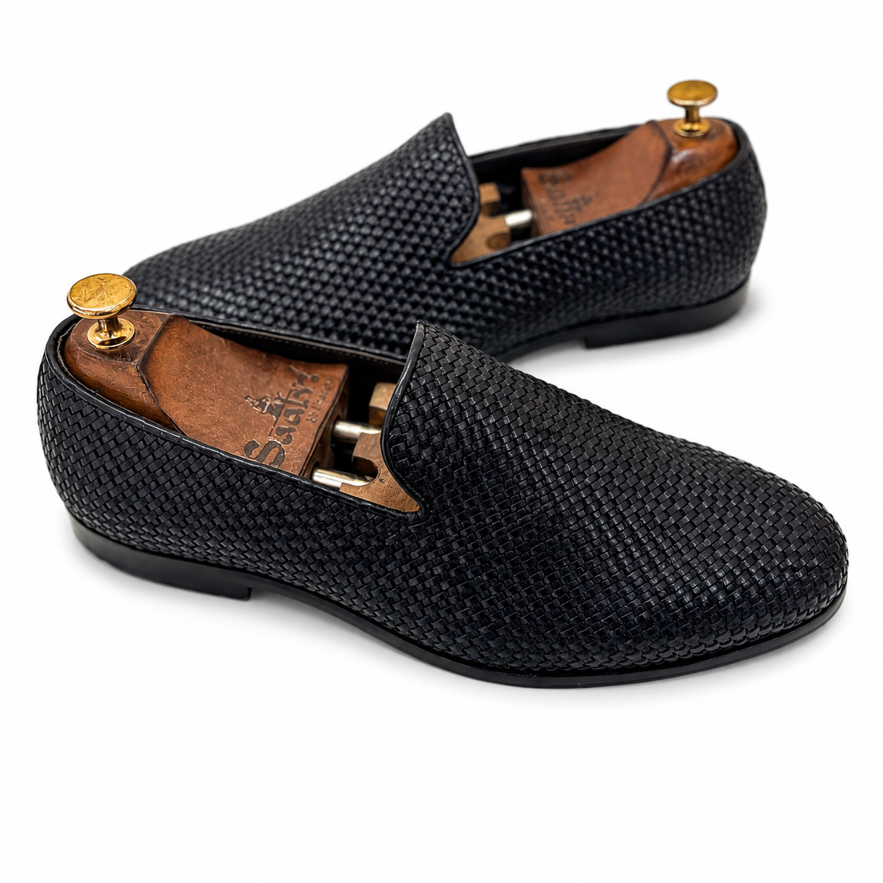 Weave Slipons Blk