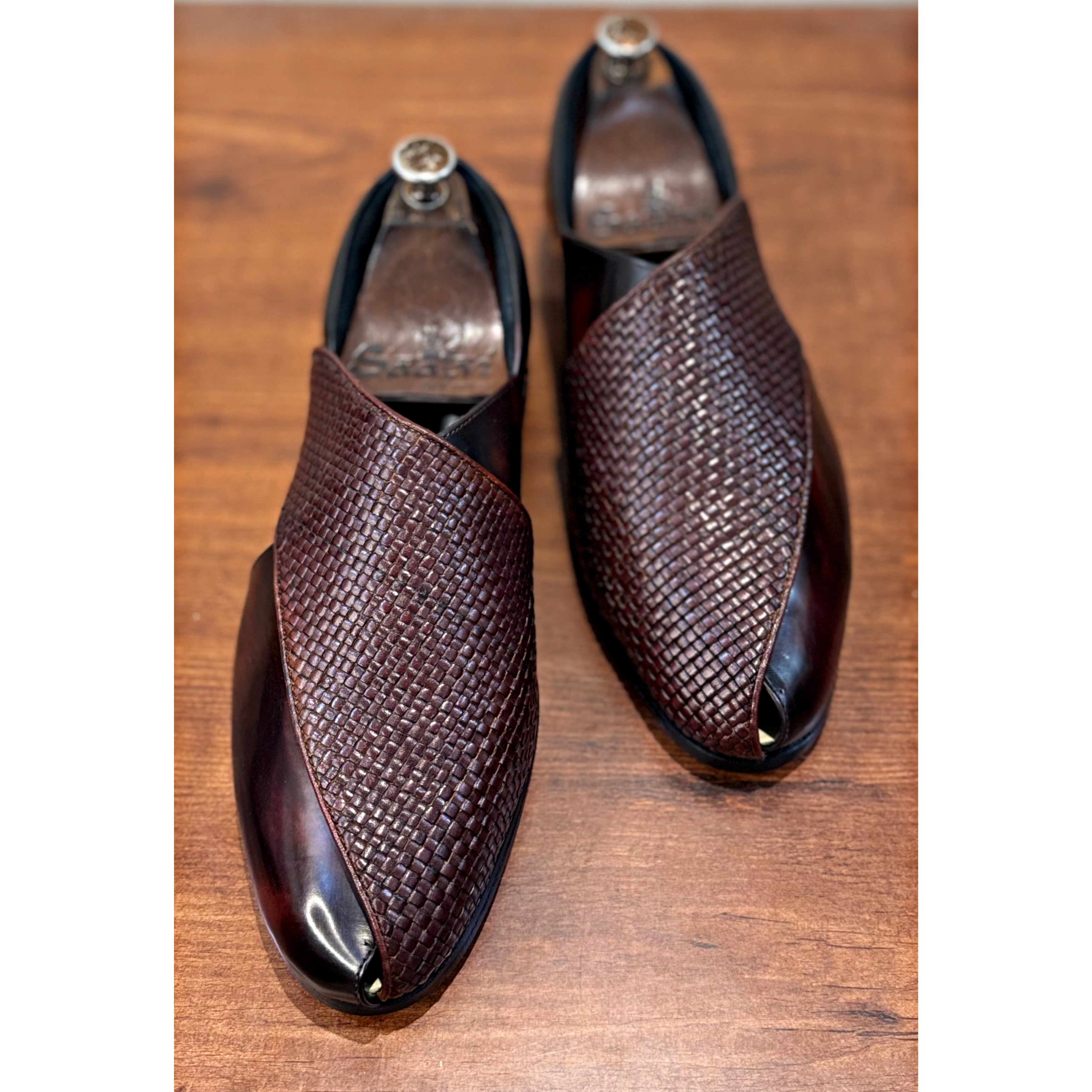 Brown Brushoff Peshwari Sandals