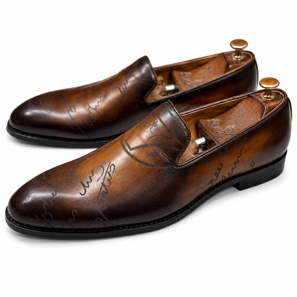 Siganture Loafers Tan Hand Patina