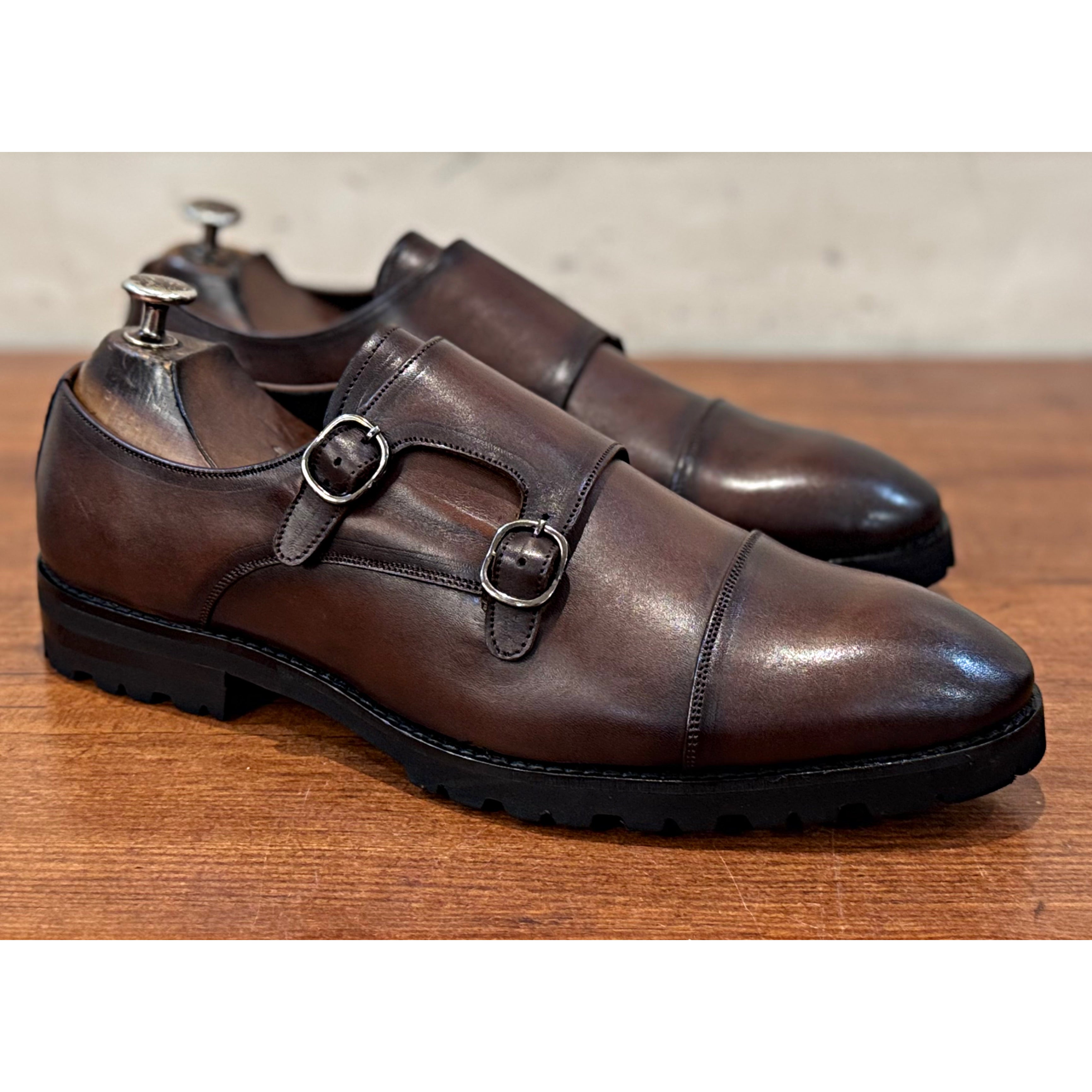 Brown Chunky Monk Straps