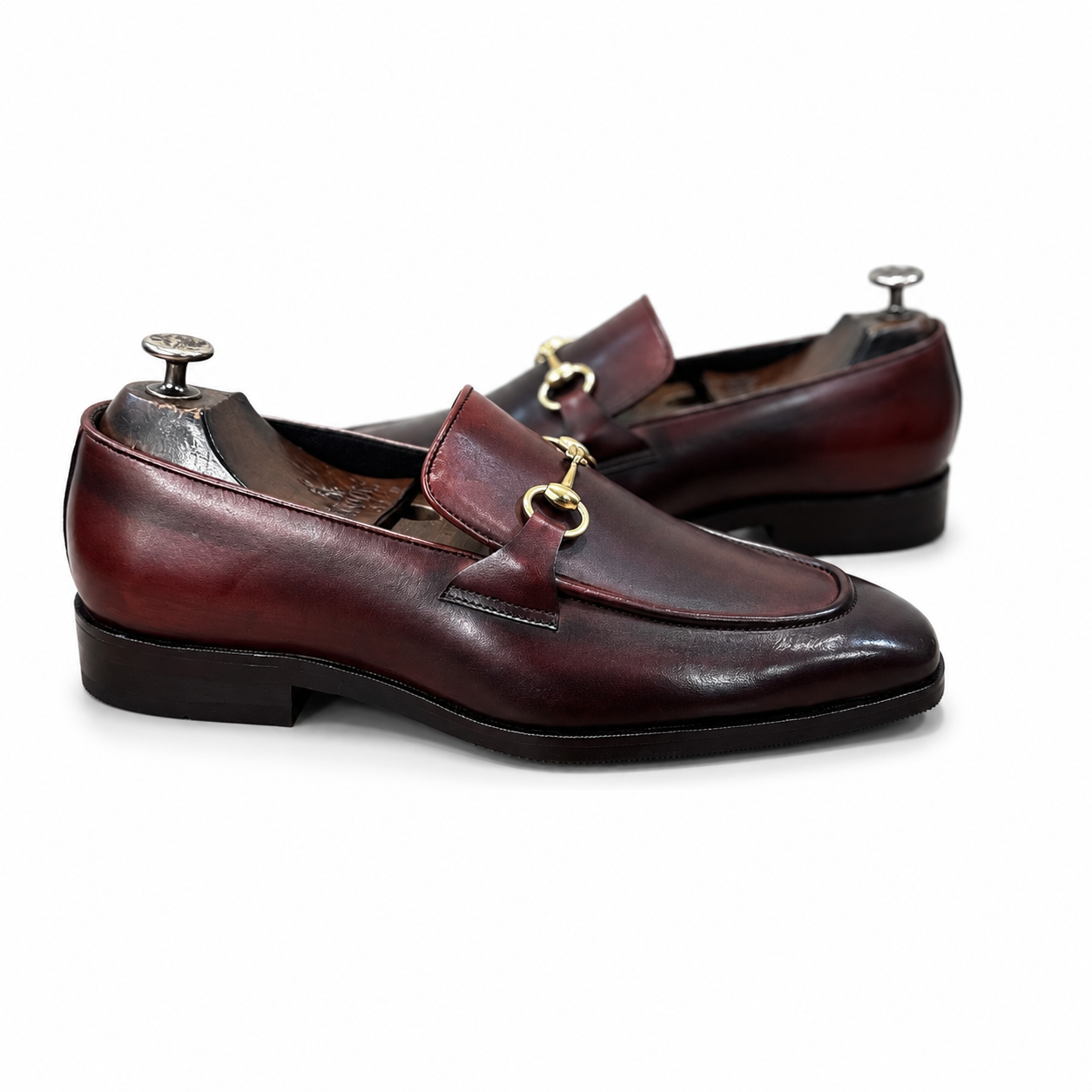 Burgundy Sovereign Horsebit Loafers
