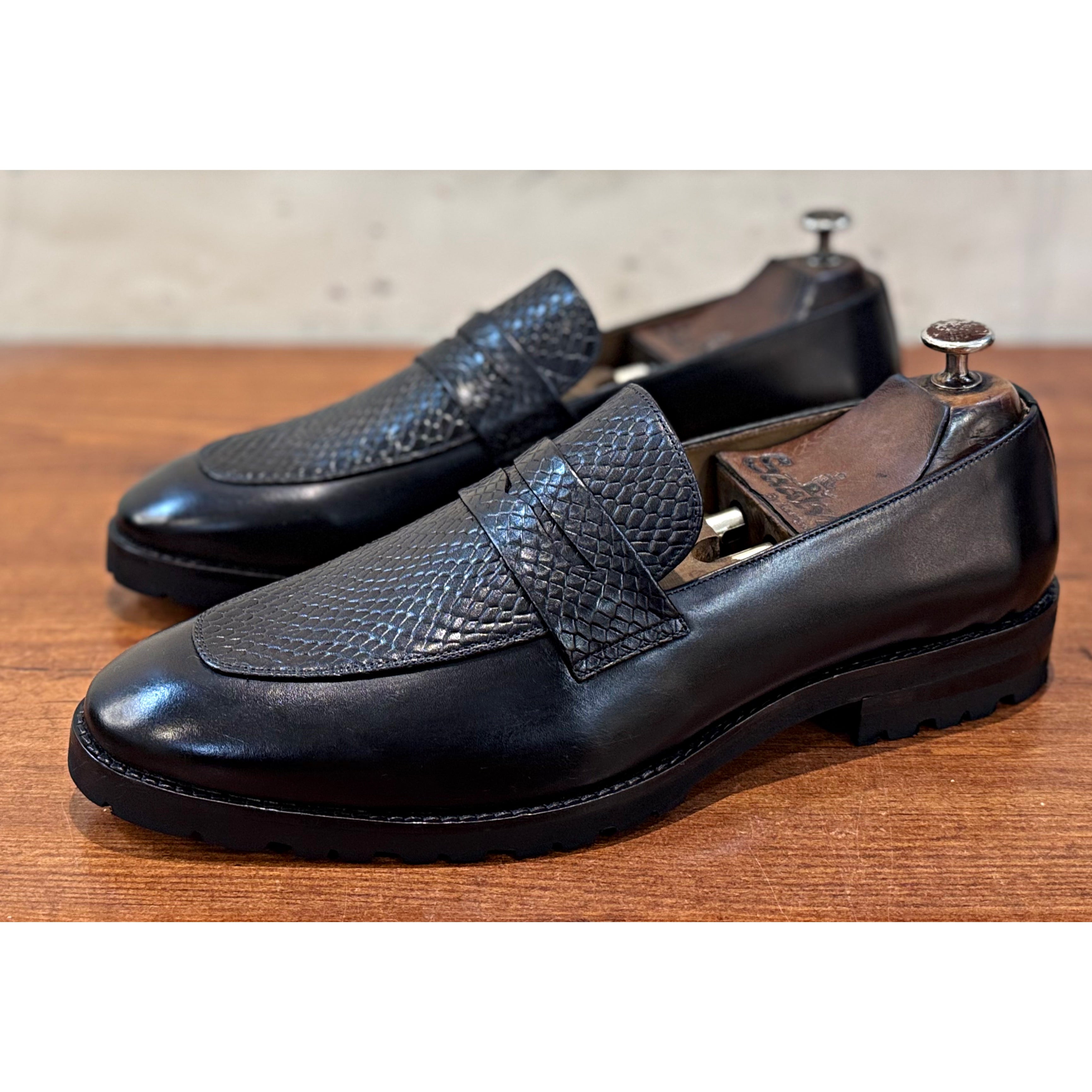 Black Penny Loafers Light Weight