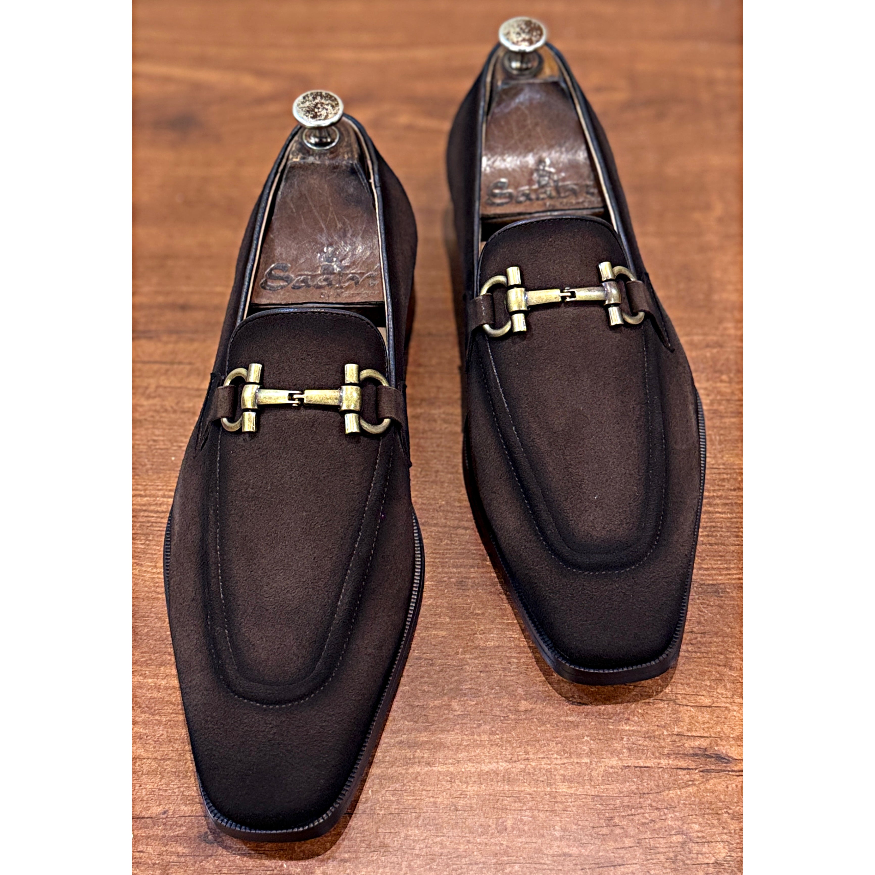 Regal Monaco Suede Horsebit Loafers – Dark Chocolate Brown