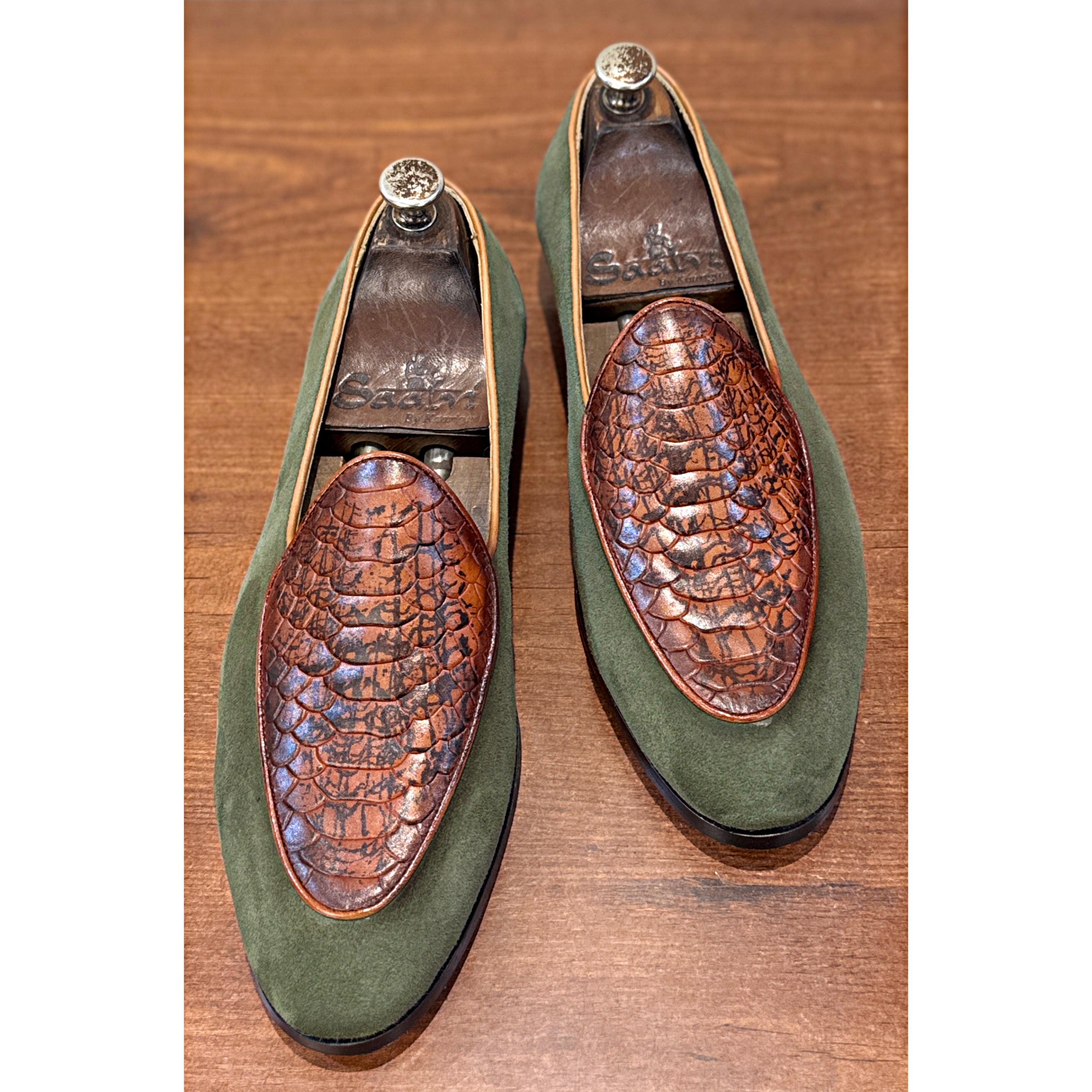 Verde Royale Belgian Loafers