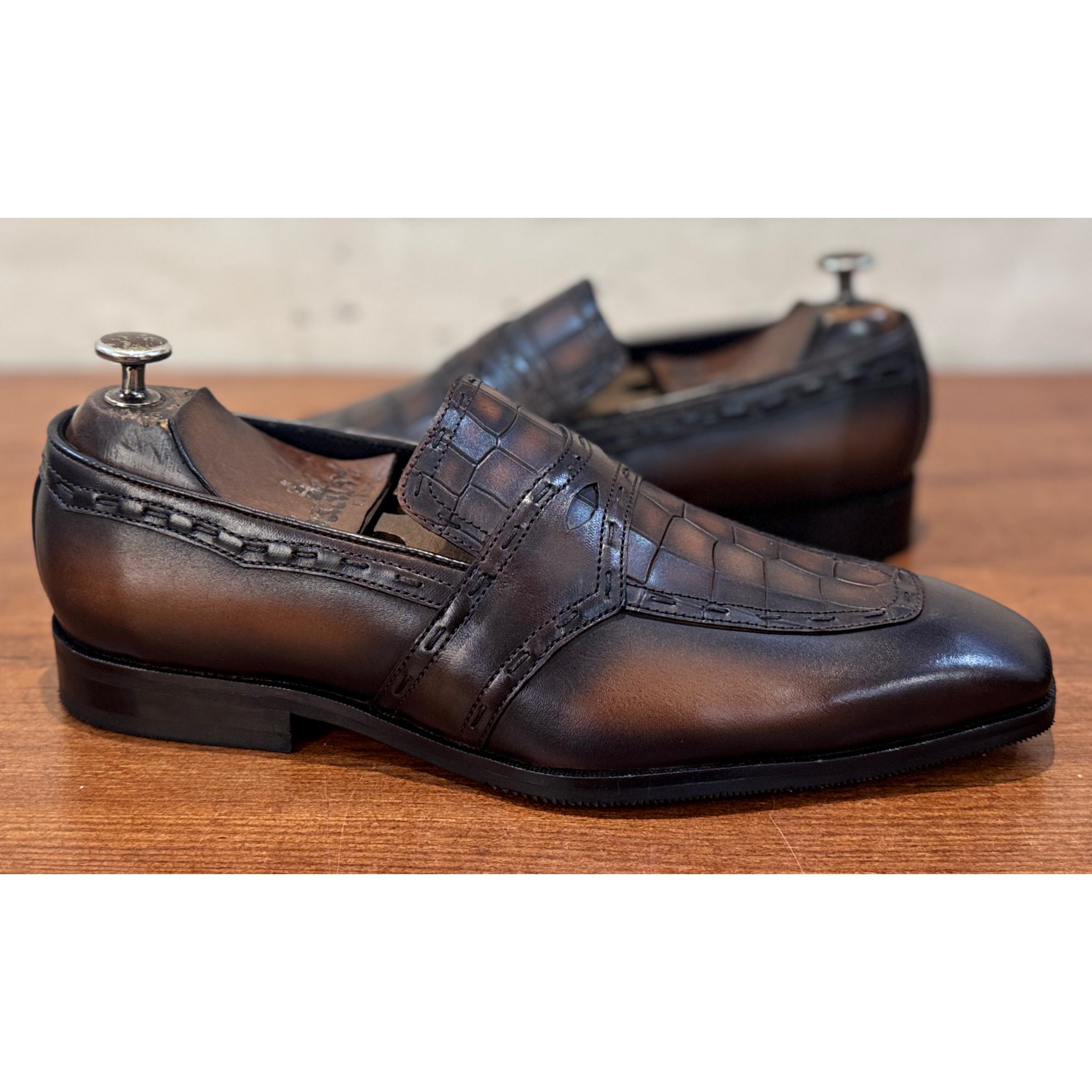 The Baron - Hand Patina Loafers