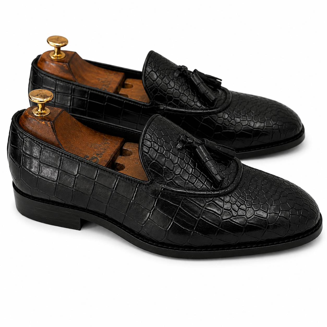 Eclipse Croc Tassel Loafers