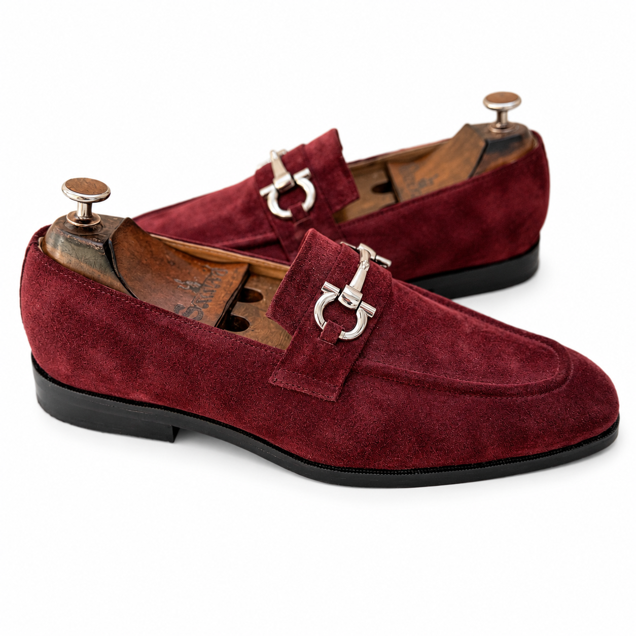 The Bordeaux Élite Suede Horsebit Loafer