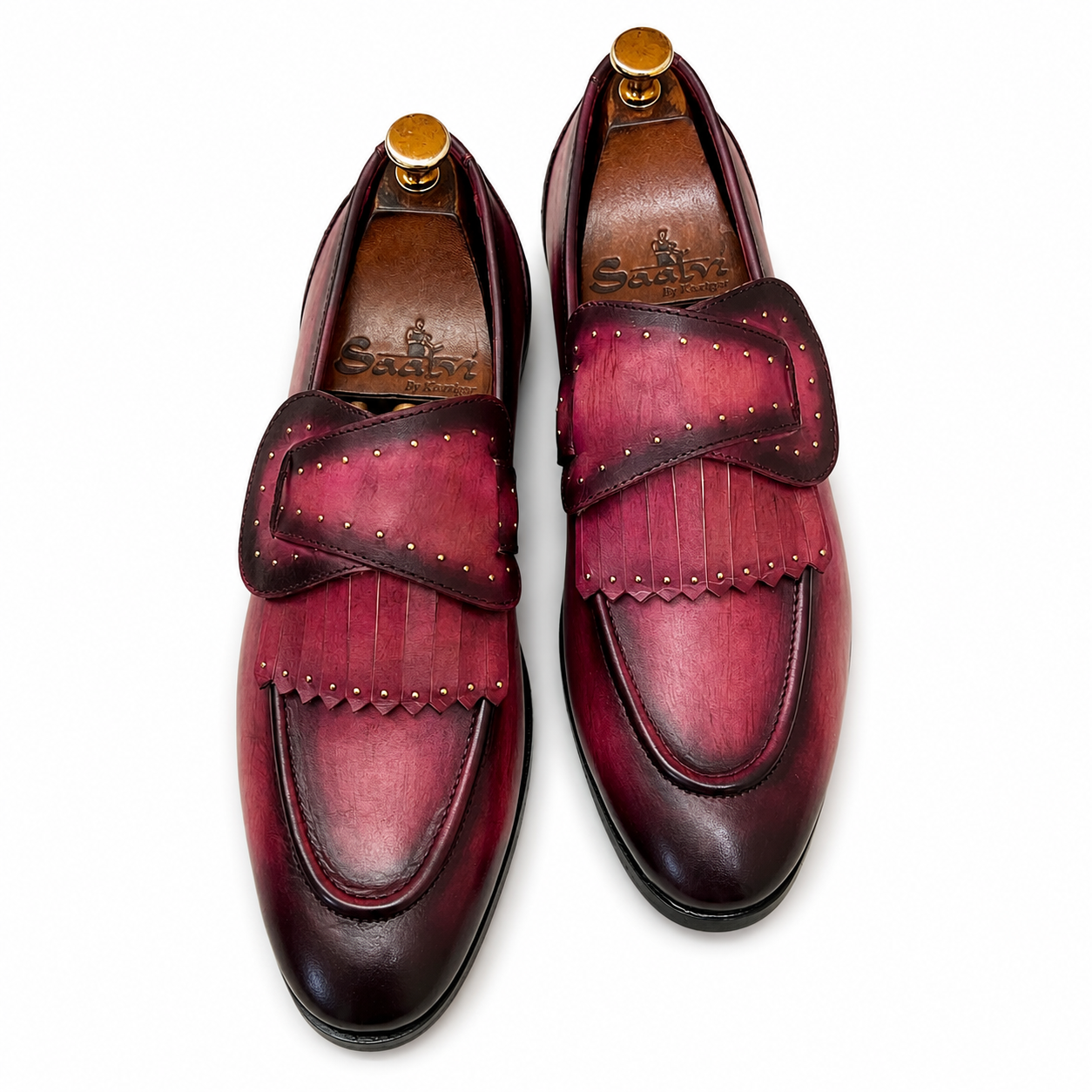 The Bordeaux Monarch Kiltie Loafer