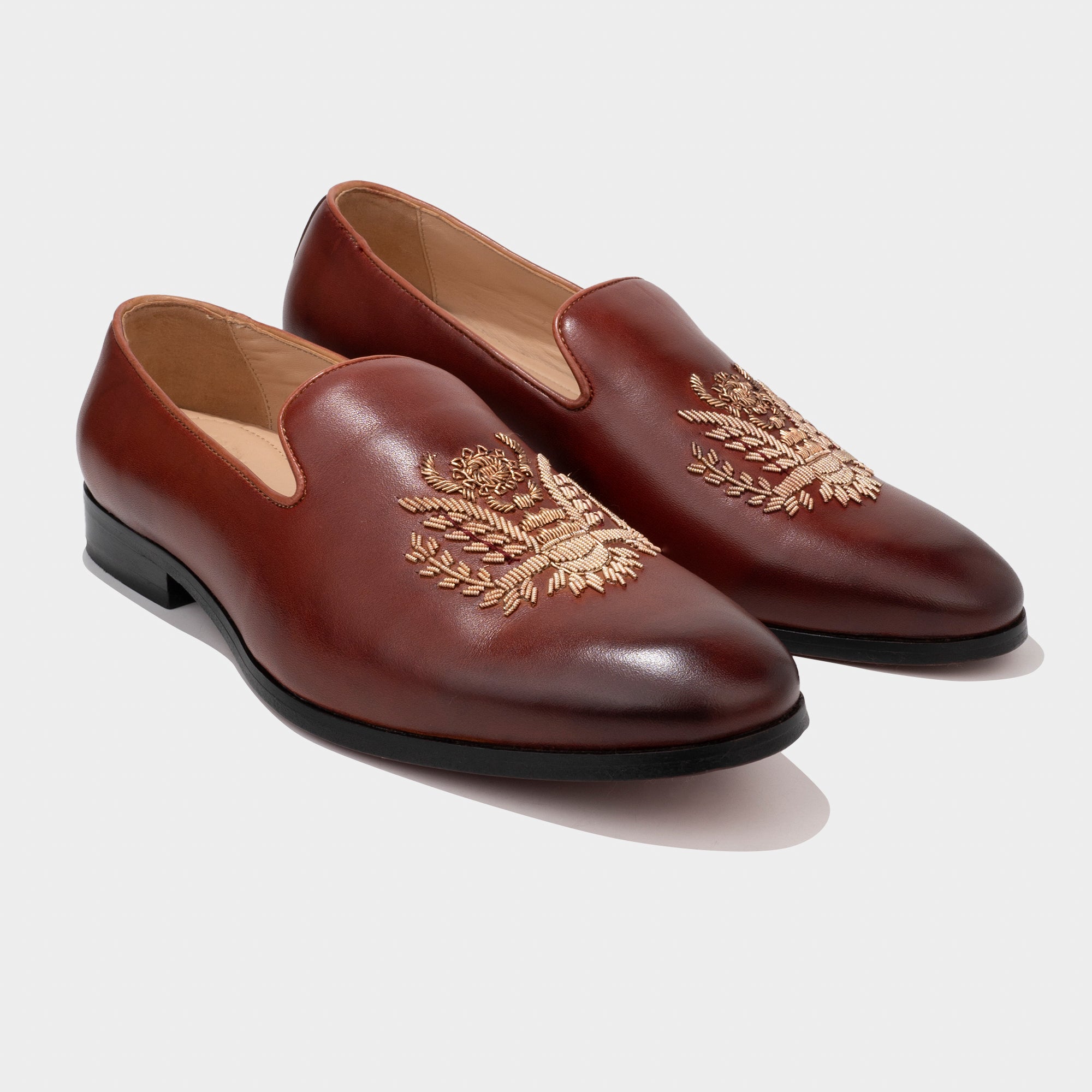 Eagle Two Tone Embroidery Slipons
