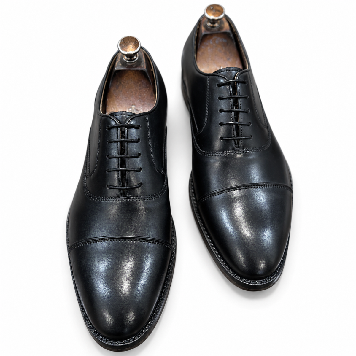 Regent Black Cap-Toe Oxford