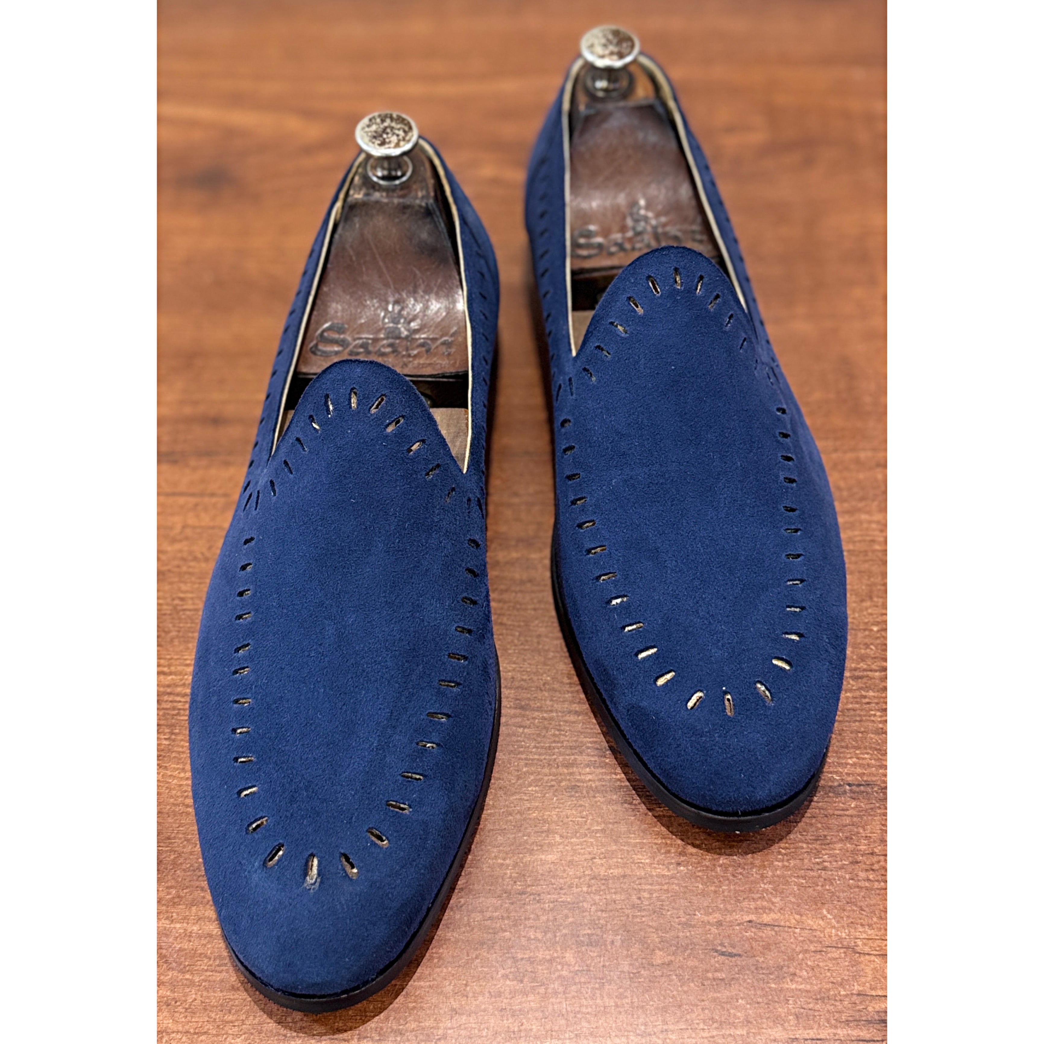 The Riviera Suede Loafer Blue
