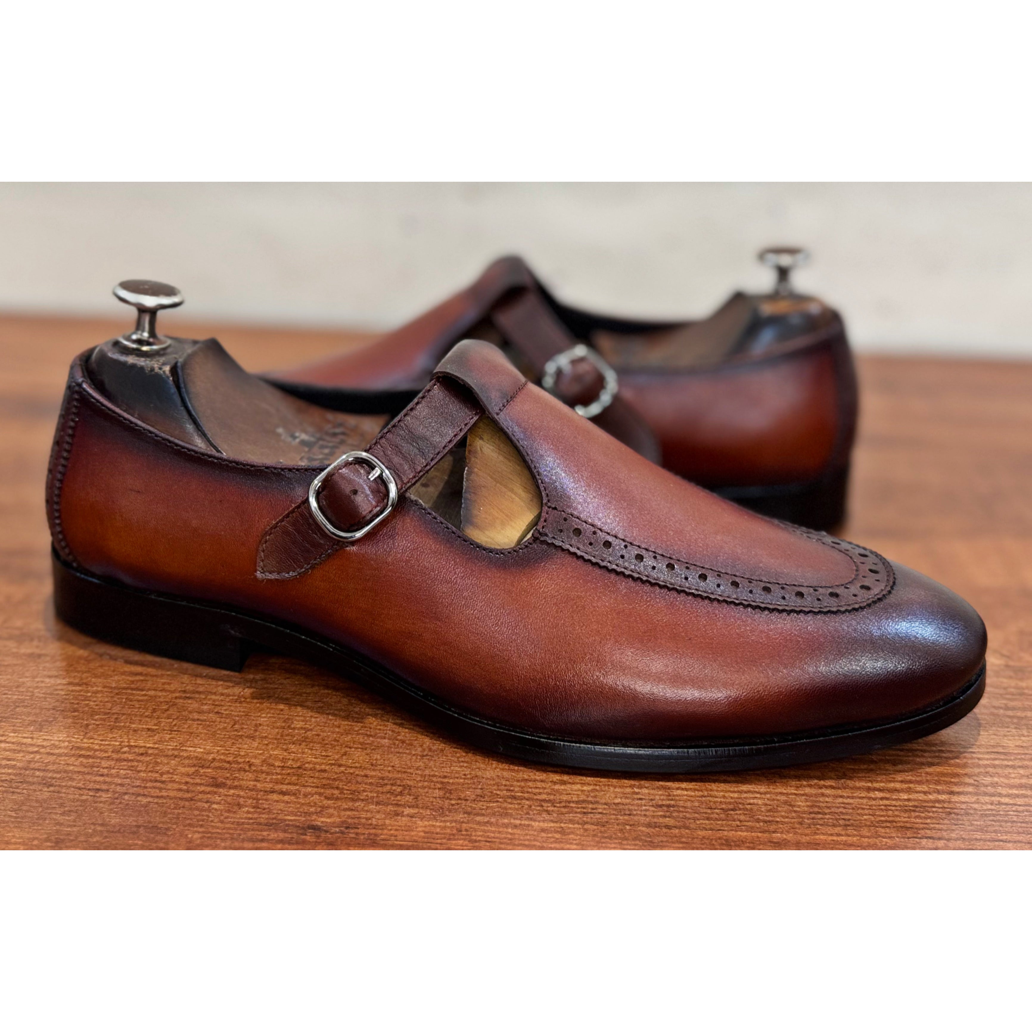 Eden Brown Sandals Calf