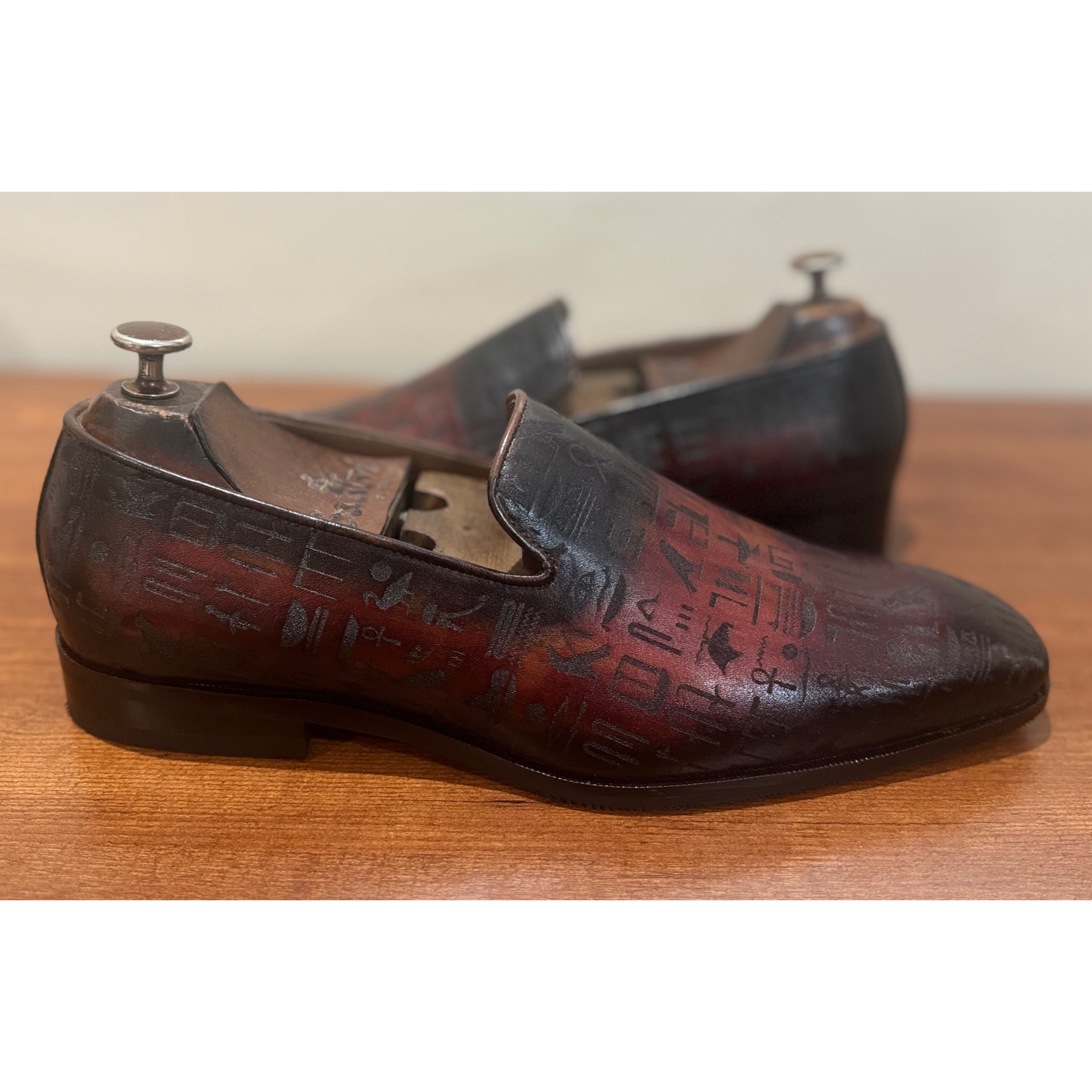 Amber Hand Patina Loafers