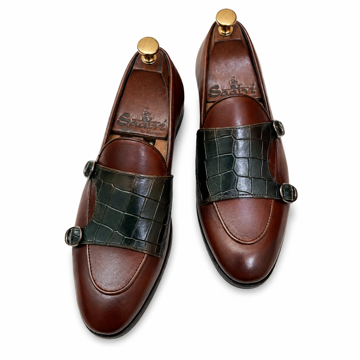 Verdant Royale Double Monk Loafers