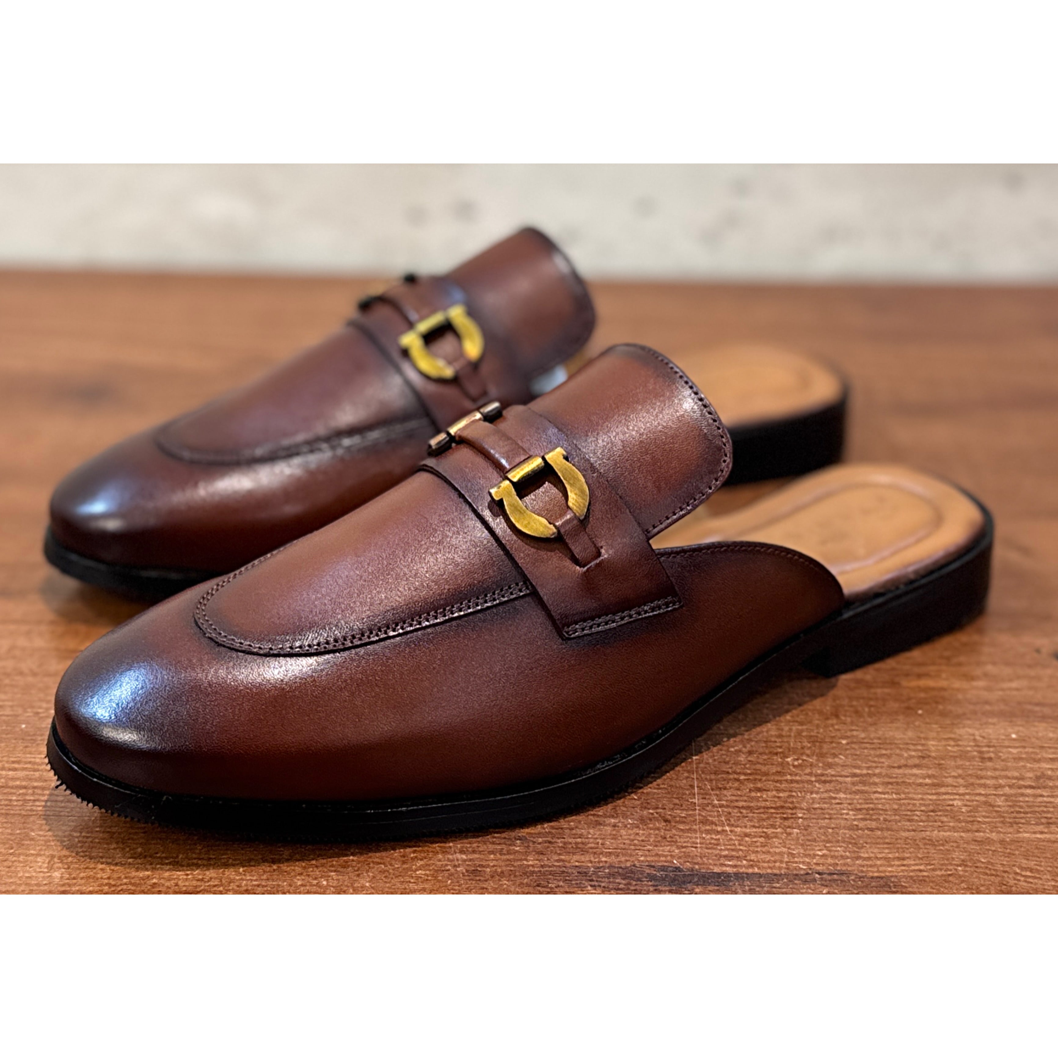 Monarch Horsebit Mules