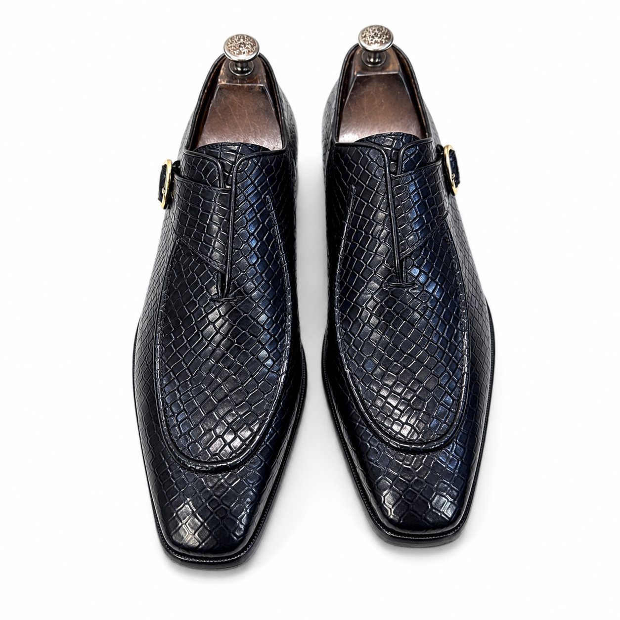Imperial Croc Single Monk – Midnight Black
