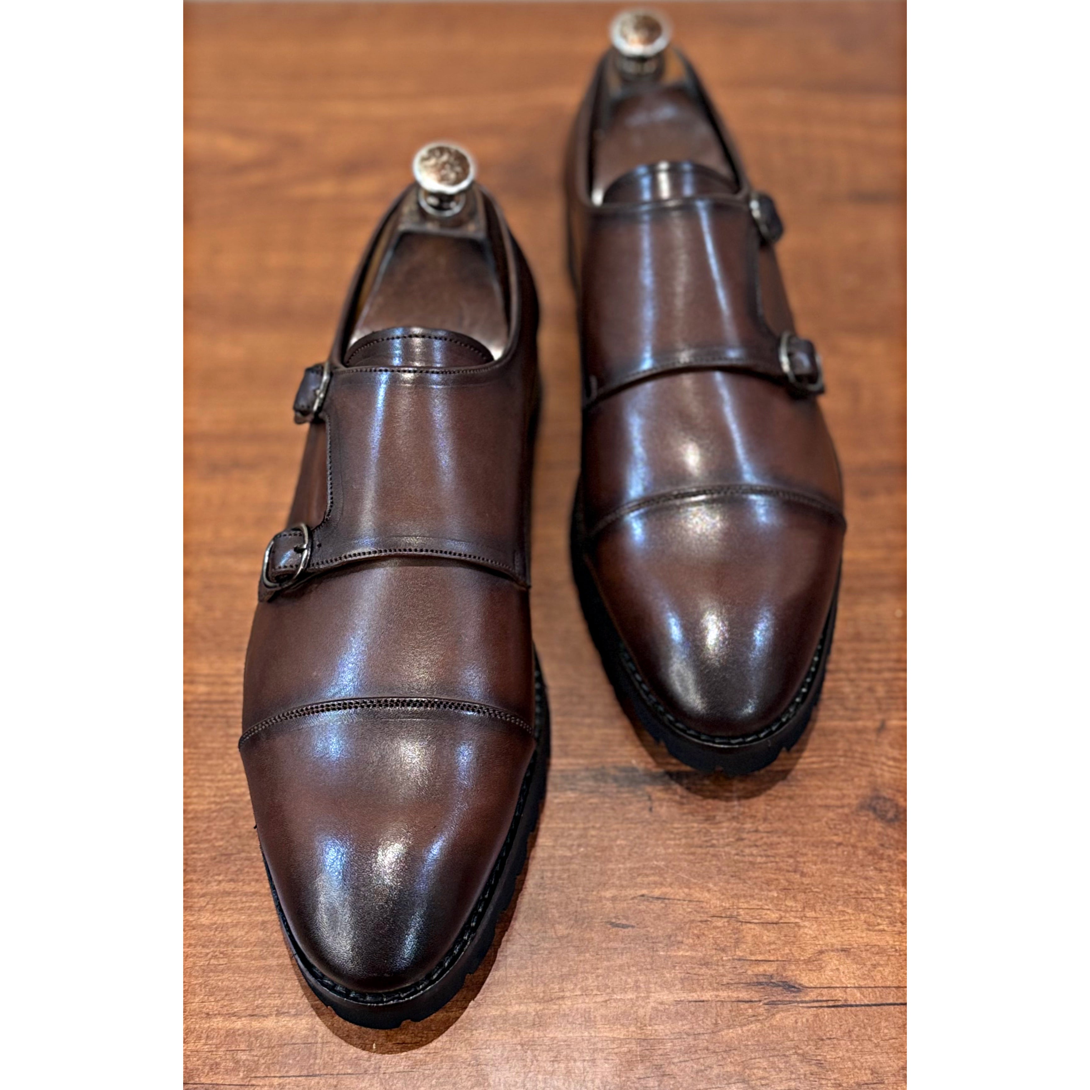 Brown Chunky Monk Straps